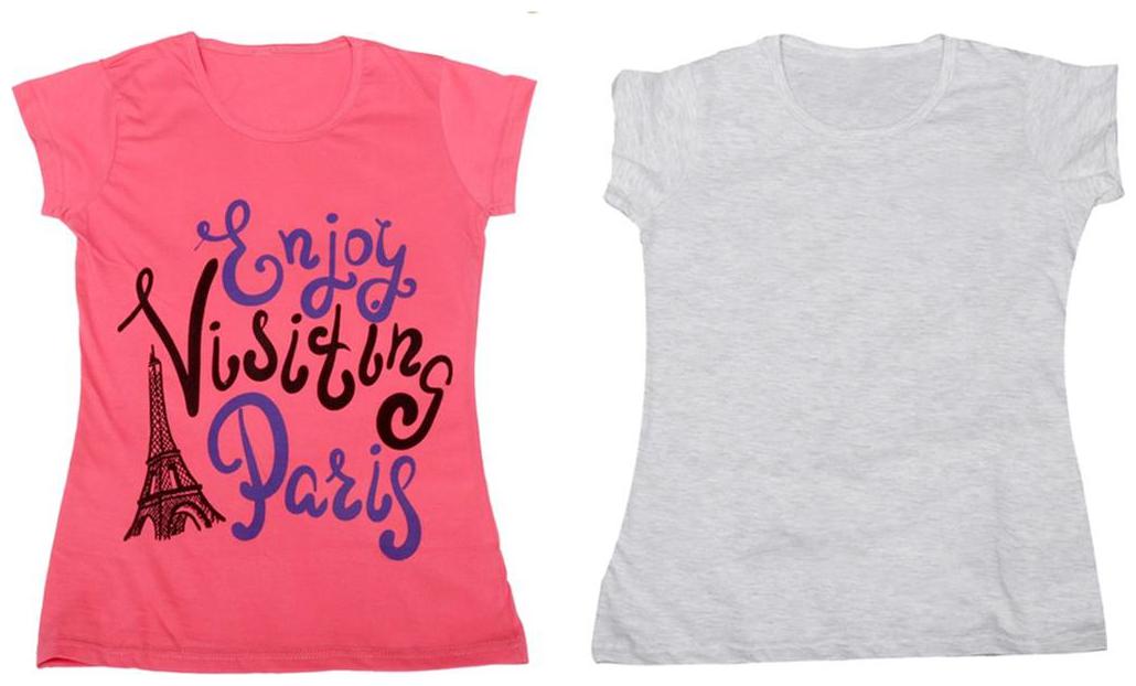 

Indiweaves Girl Cotton Solid T shirt - Grey