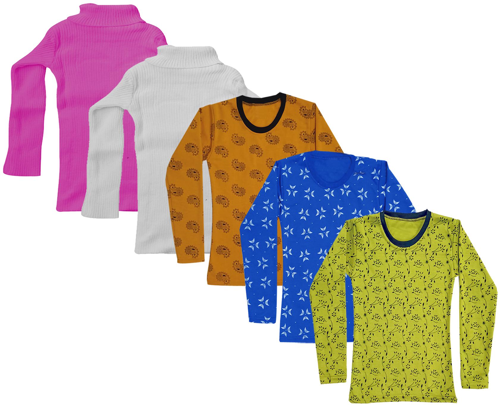 

Indiweaves Girl Wool Printed T shirt - Multi