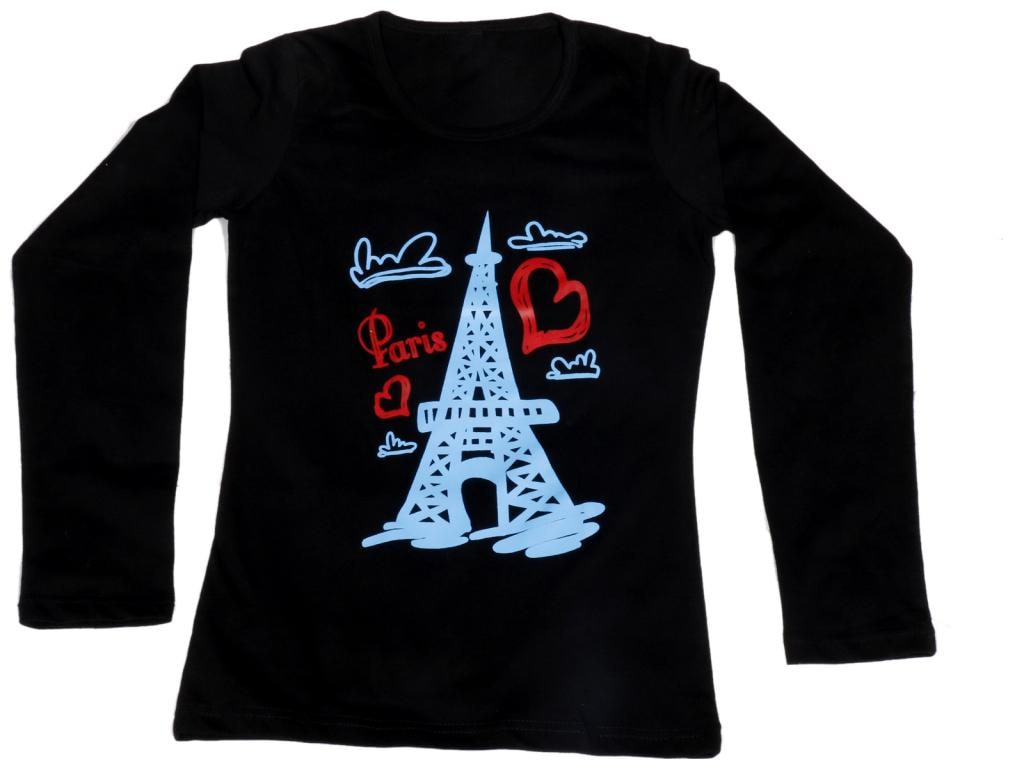 

Indiweaves Girl Cotton Printed T shirt - Black
