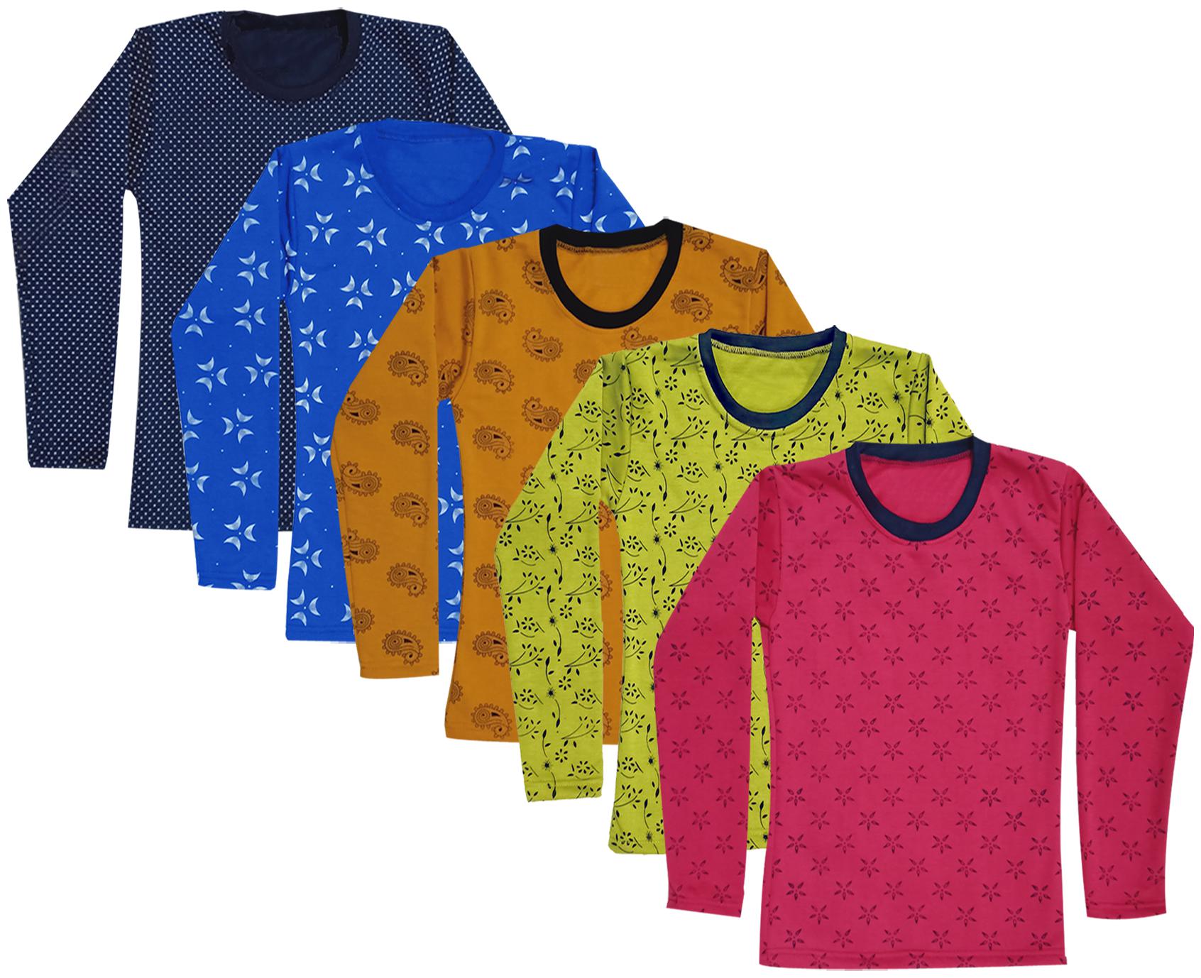 

Indiweaves Girl Wool Printed T shirt - Multi