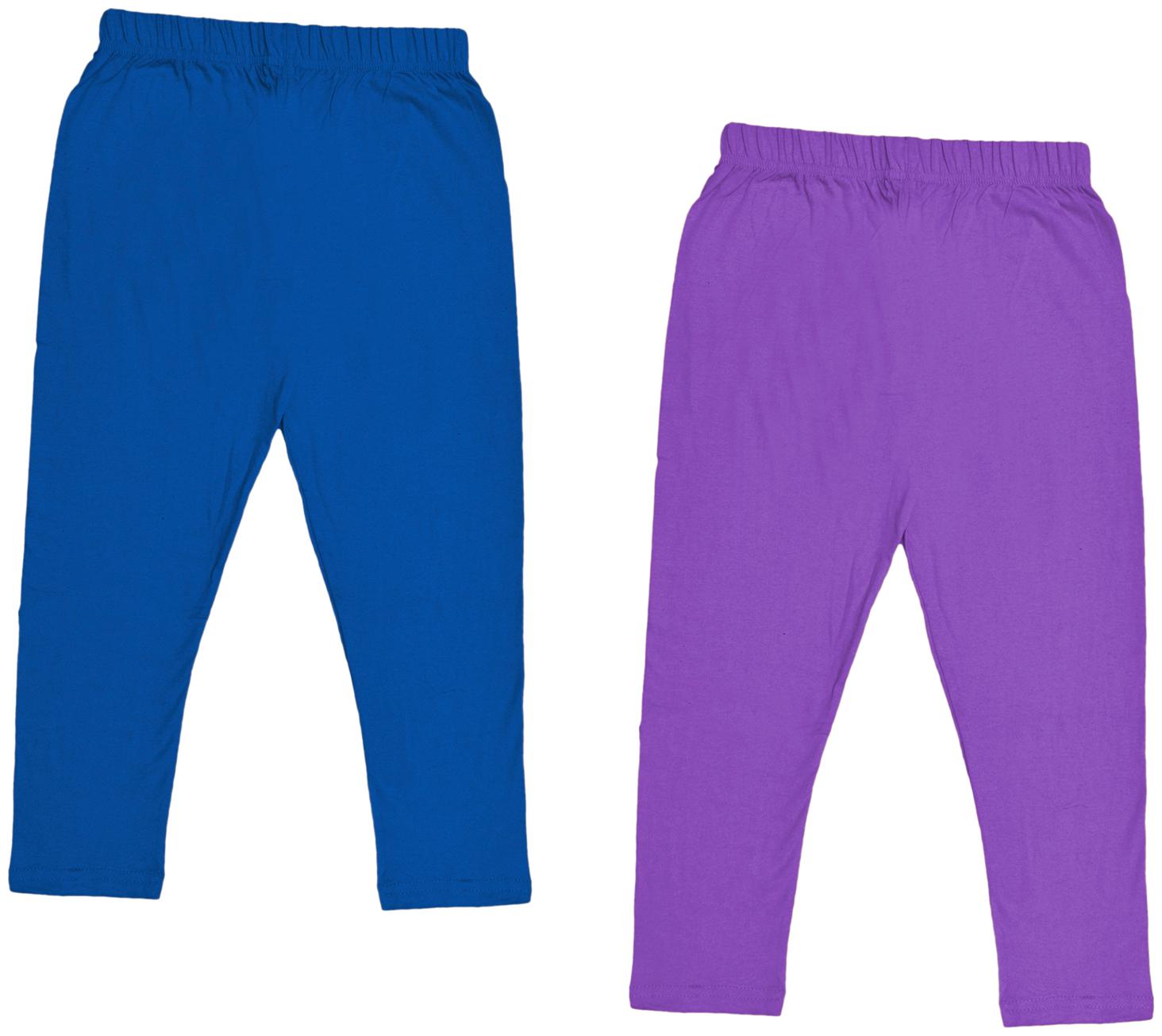 

Indiweaves Girl Cotton Solid Capri - Multi