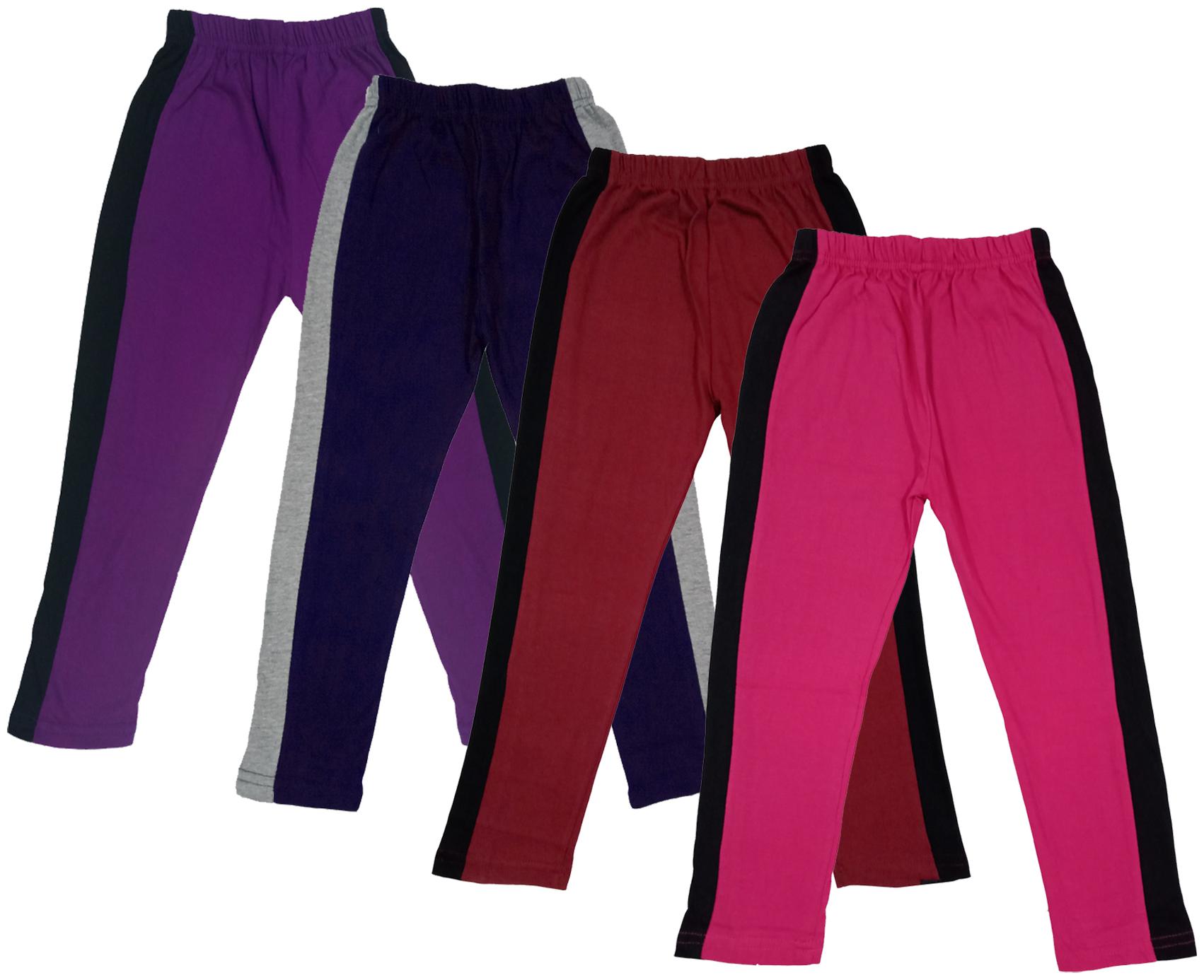 

Indiweaves Girl Cotton Solid Capri - Multi