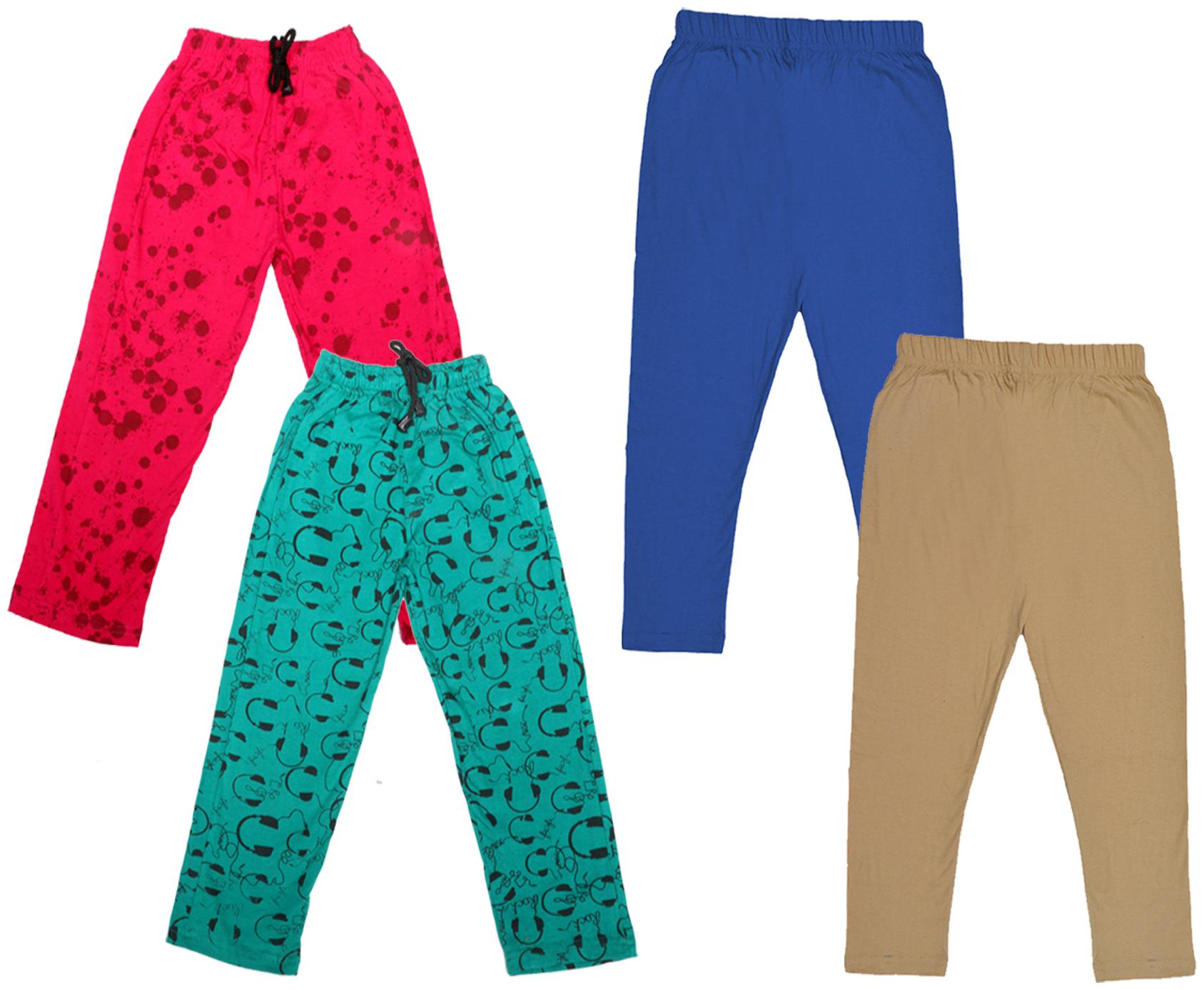 

Indiweaves Girl Cotton Solid Capri - Multi