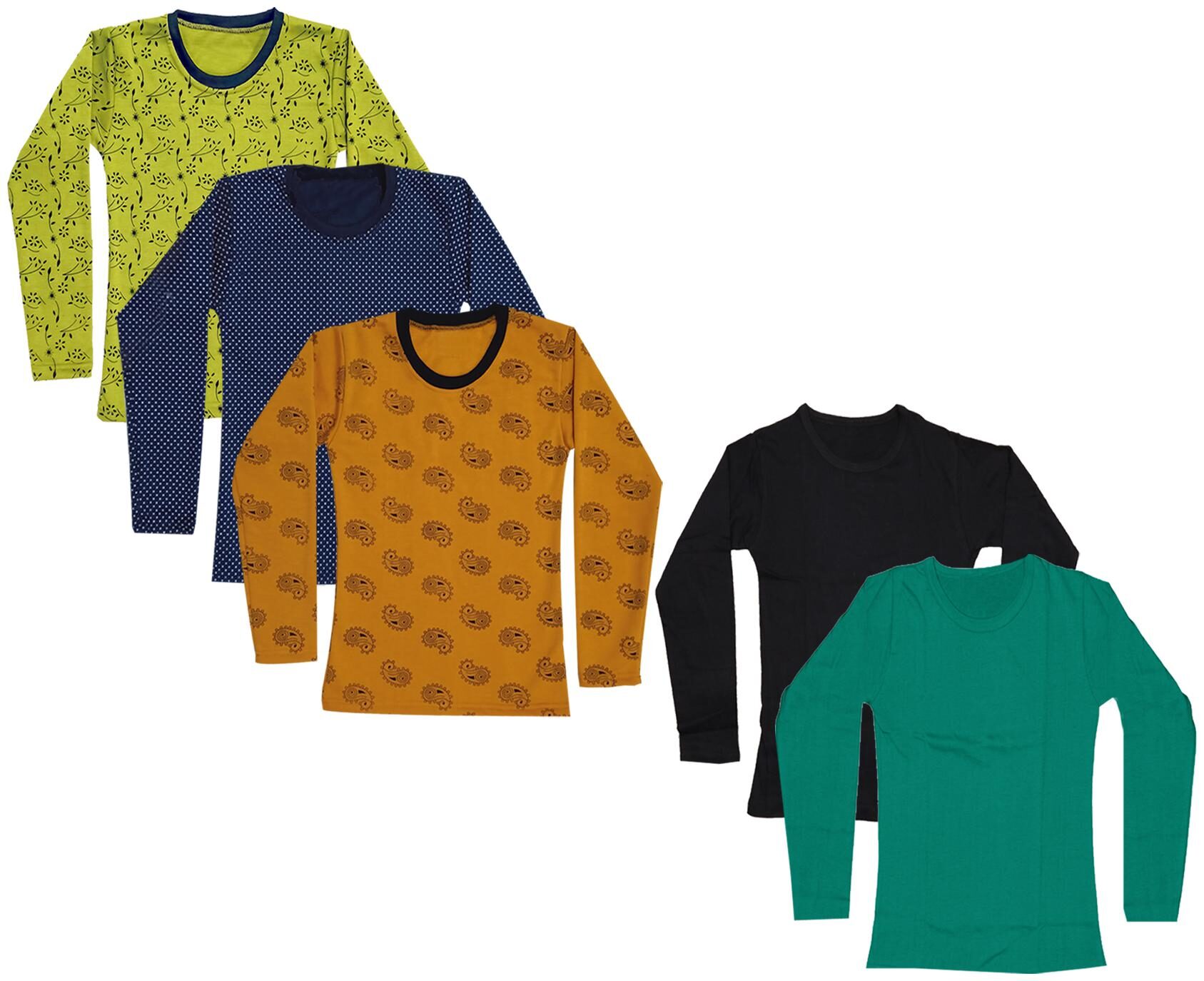 

Indiweaves Girl Cotton Printed T shirt - Multi