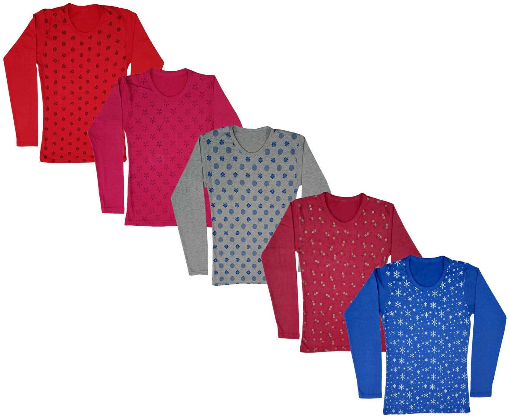 

Indiweaves Girl Cotton Printed T shirt - Multi