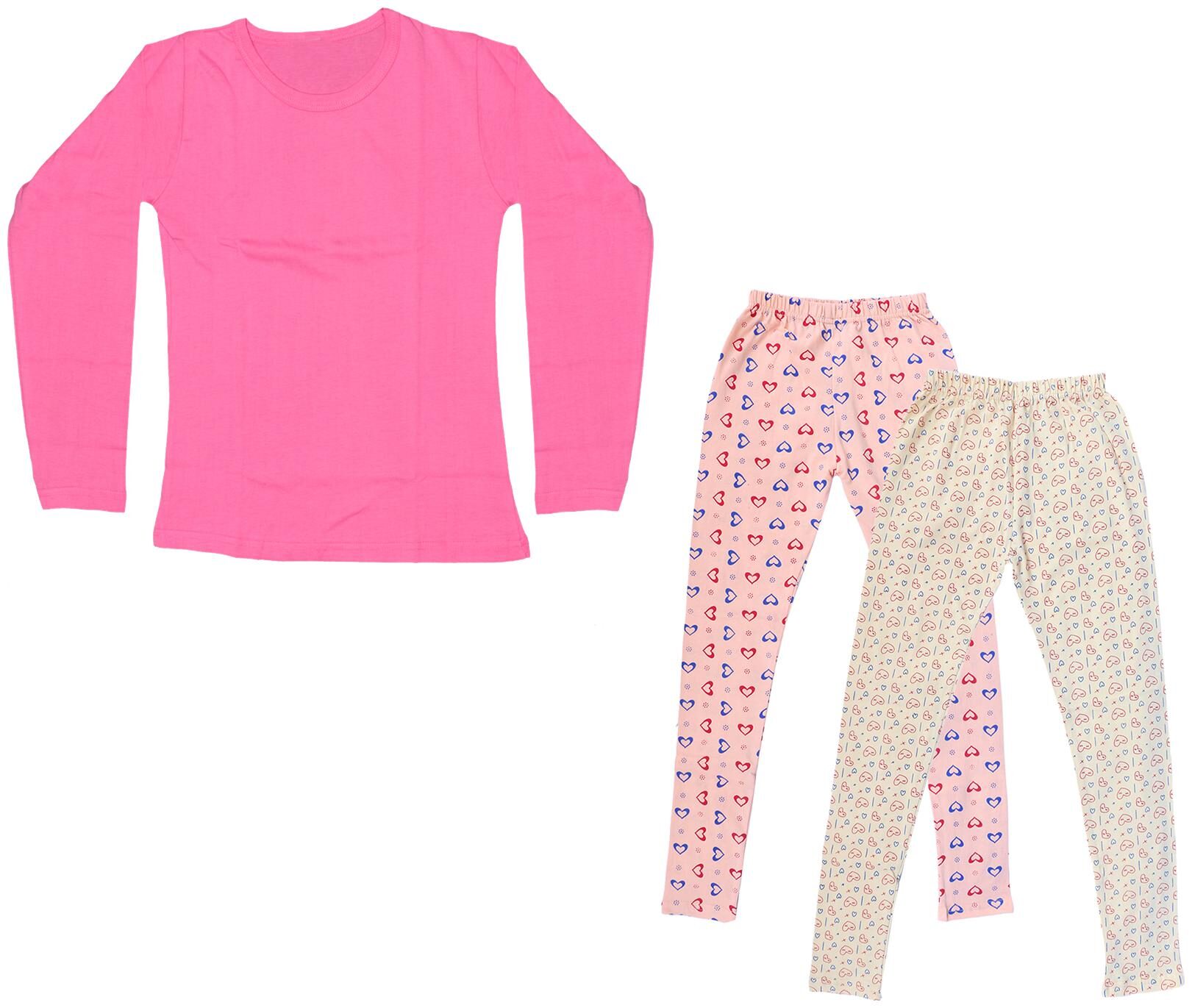 

Indiweaves Girl Cotton Solid T shirt - Multi