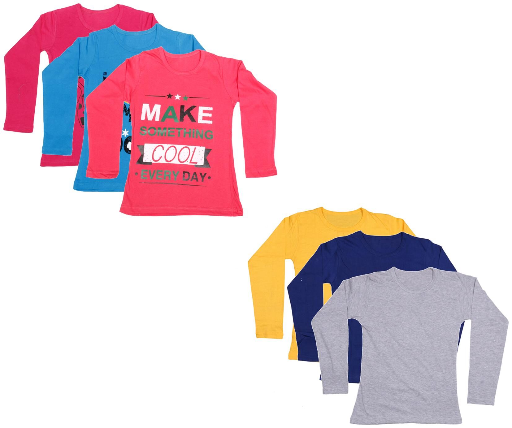 

Indiweaves Girl Cotton Printed T shirt - Multi