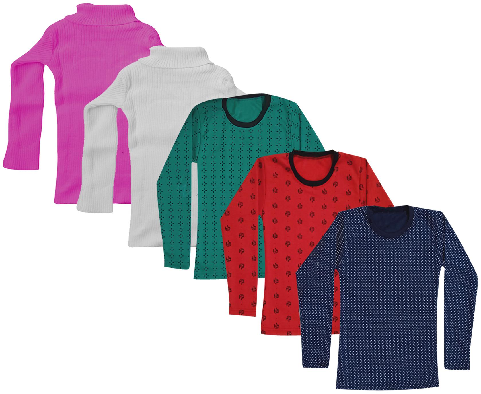 

Indiweaves Girl Wool Printed T shirt - Multi