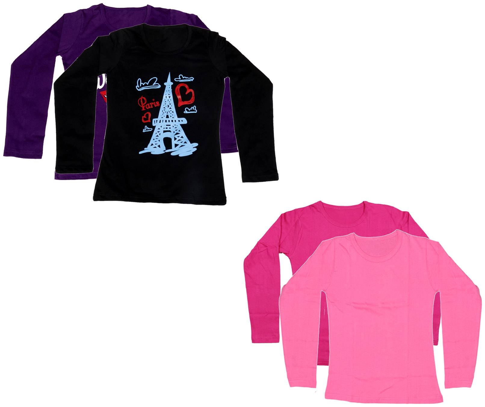 

Indiweaves Girl Cotton Printed T shirt - Multi