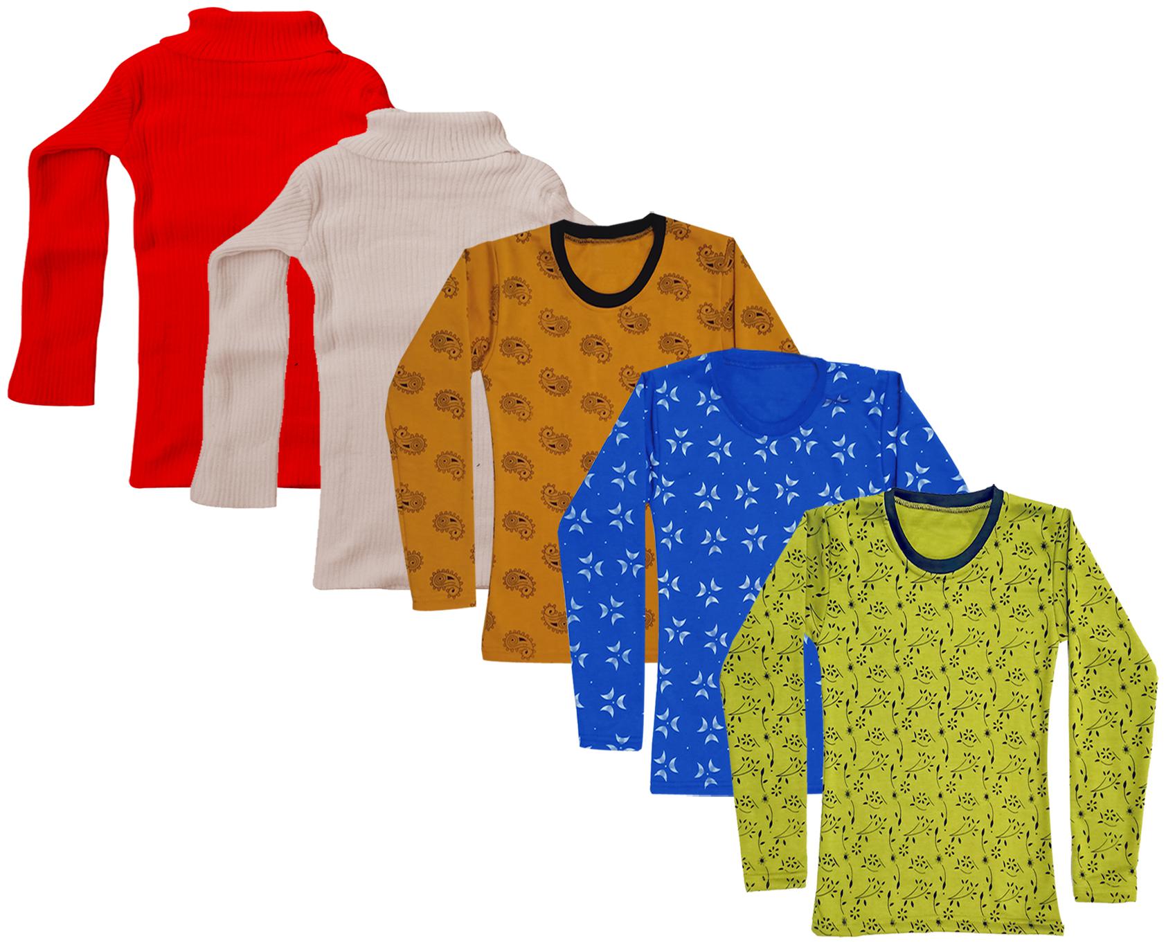 

Indiweaves Girl Wool Printed T shirt - Multi