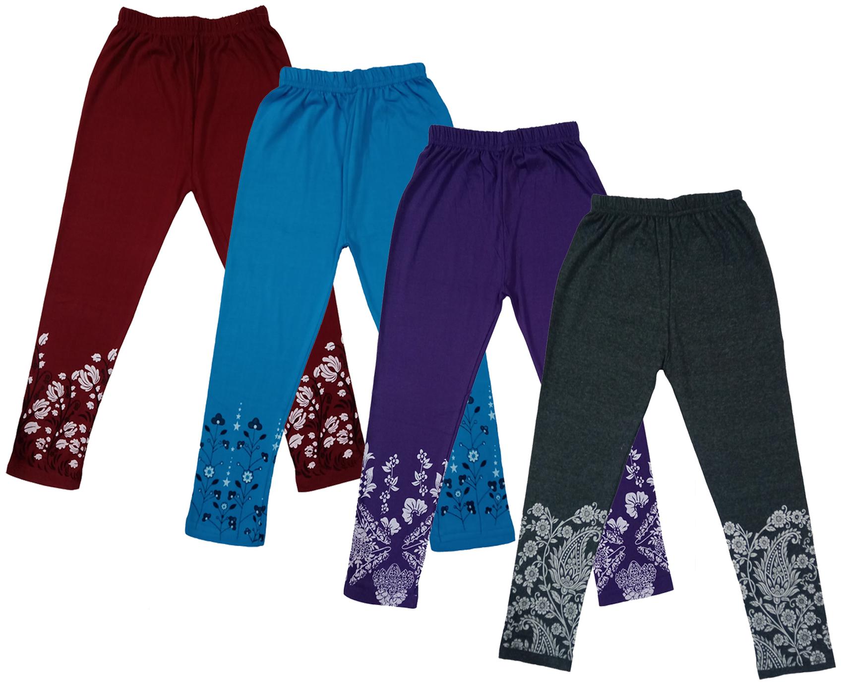 

Indiweaves Girl Cotton Printed Capri - Multi