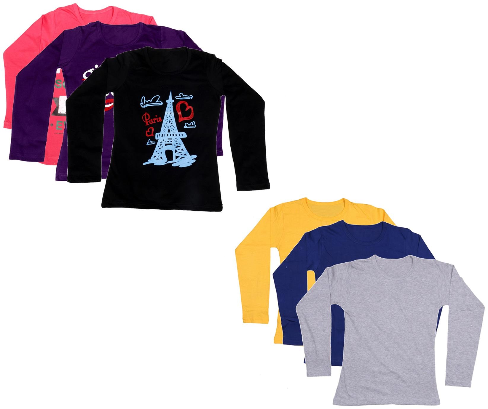 

Indiweaves Girl Cotton Printed T shirt - Multi