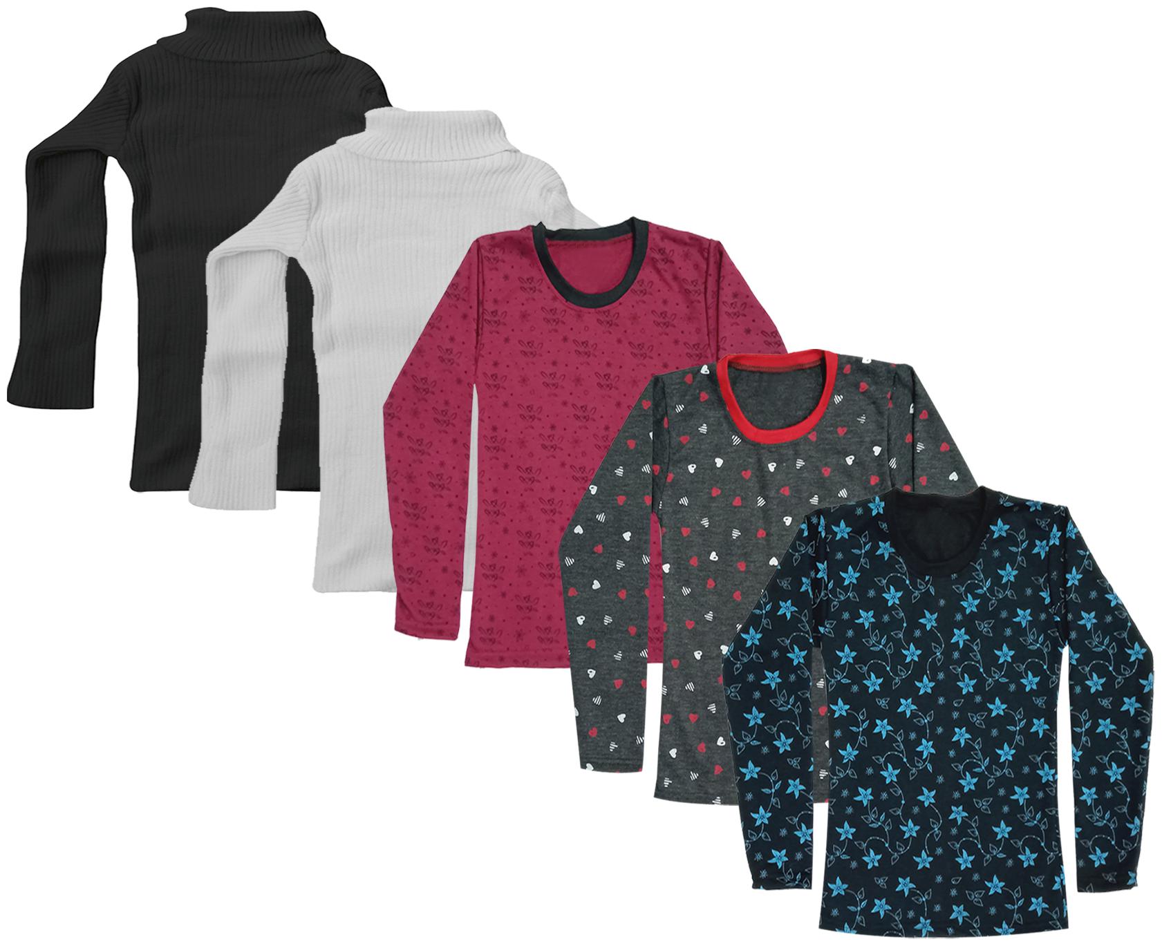 

Indiweaves Girl Wool Printed T shirt - Multi