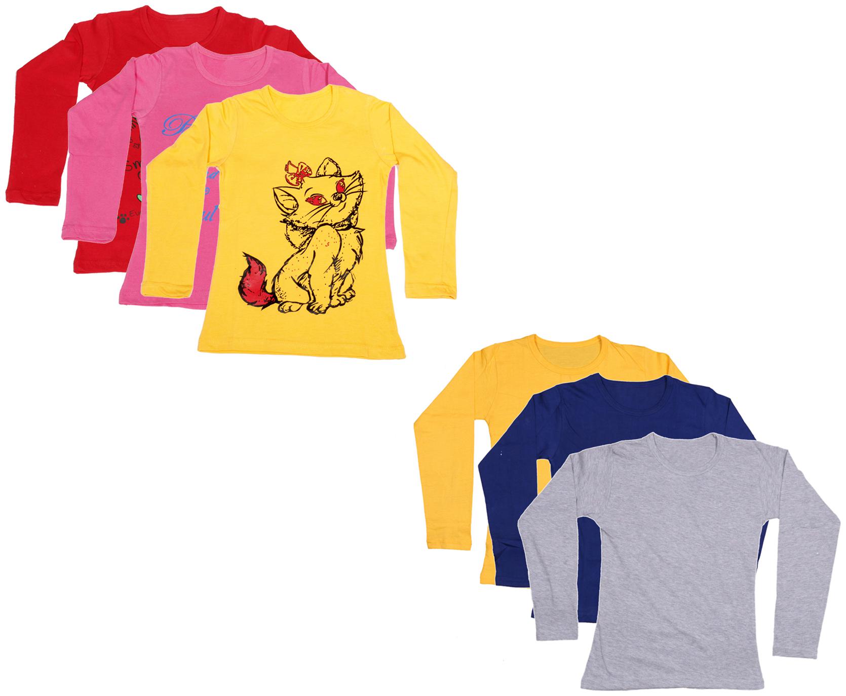 

Indiweaves Girl Cotton Printed T shirt - Multi