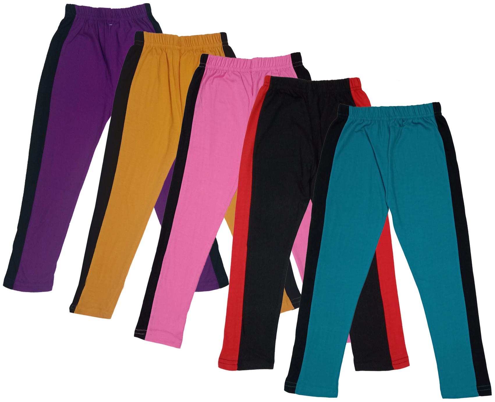 

Indiweaves Girl Cotton Solid Capri - Multi