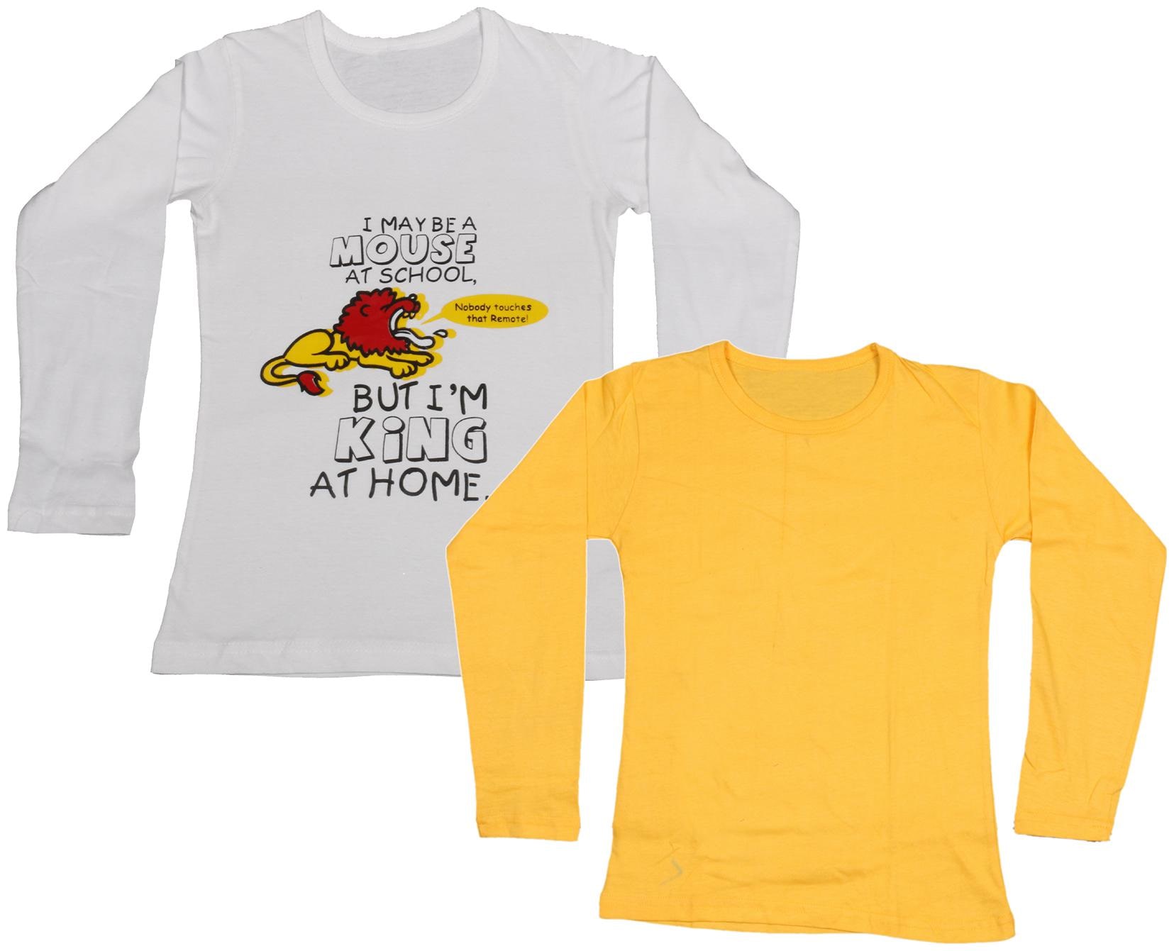 

Indiweaves Girl Cotton Printed T shirt - Multi
