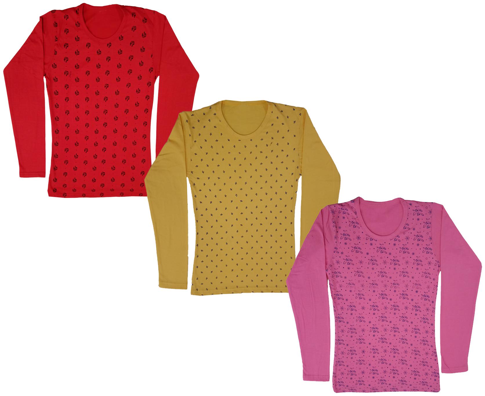 

Indiweaves Girl Cotton Printed T shirt - Multi