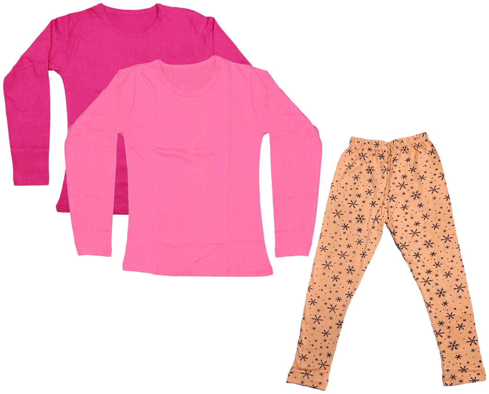 

Indiweaves Girl Cotton Solid T shirt - Multi