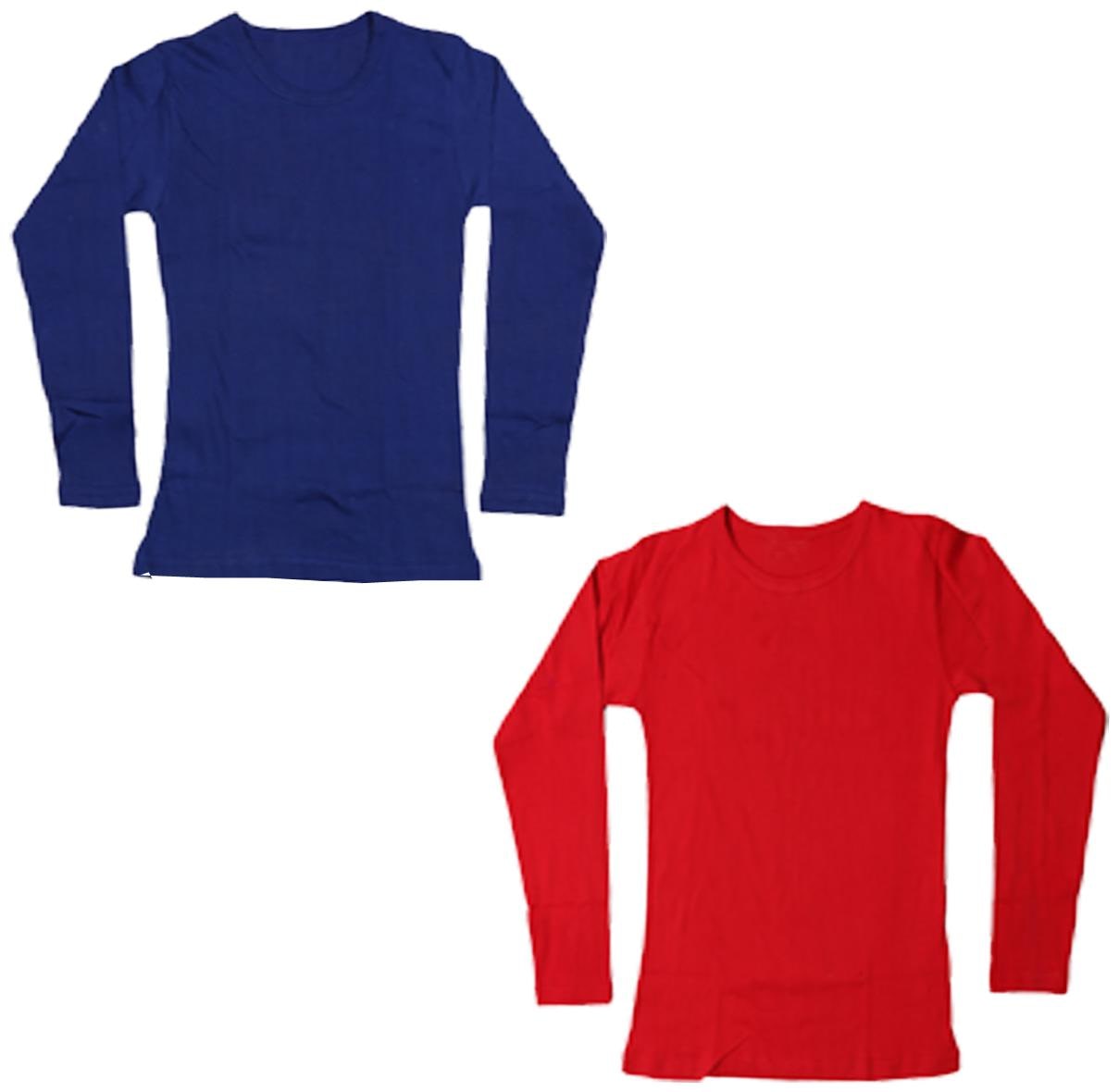 

Indiweaves Girl Cotton Solid T shirt - Red