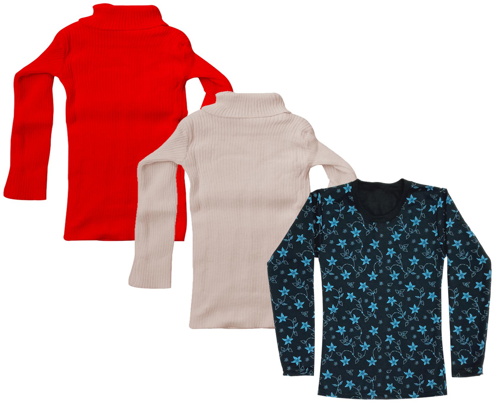 

Indiweaves Girl Wool Printed T shirt - Multi