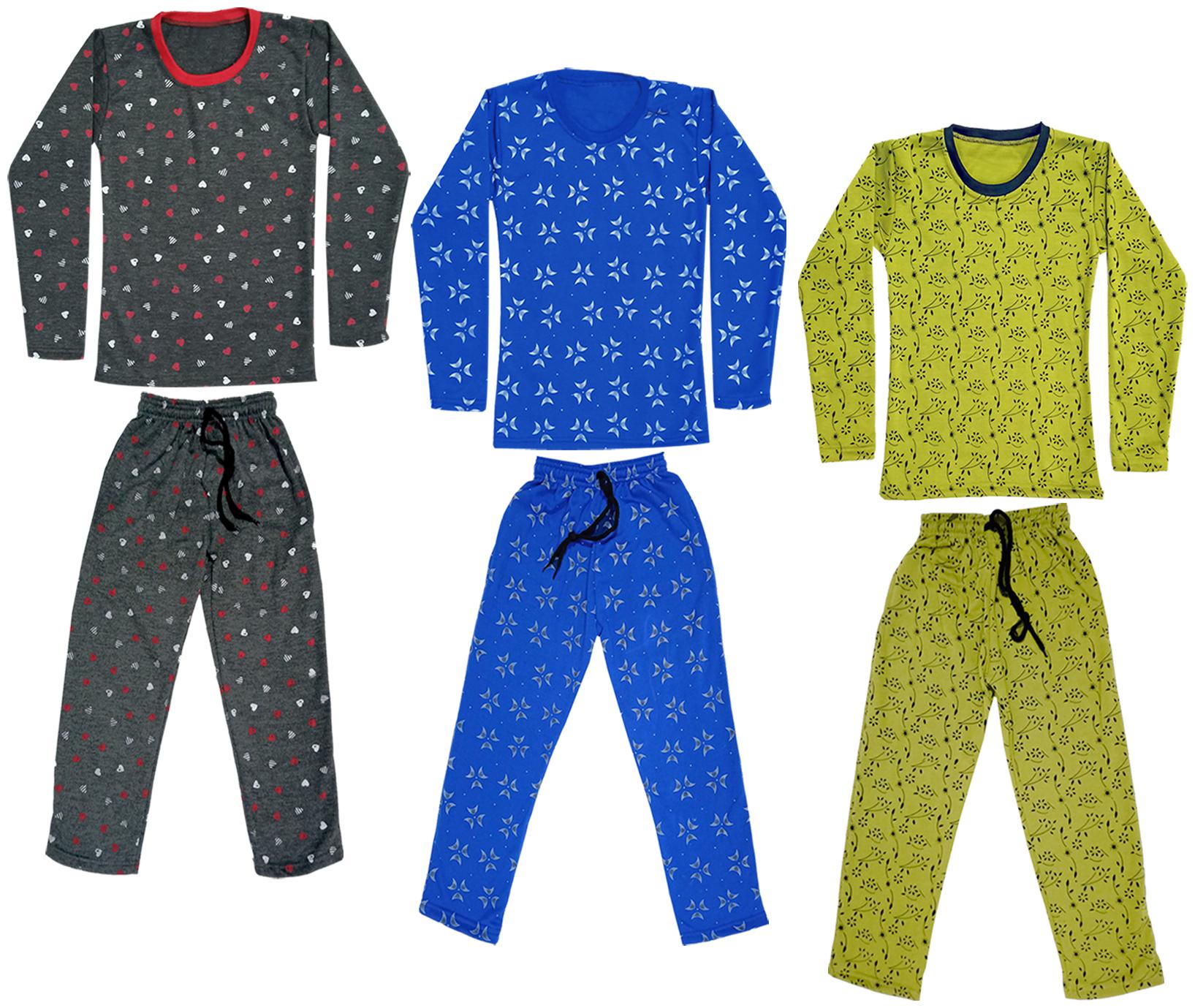 

Indiweaves Girl Wool Top Bottom Set - Multi