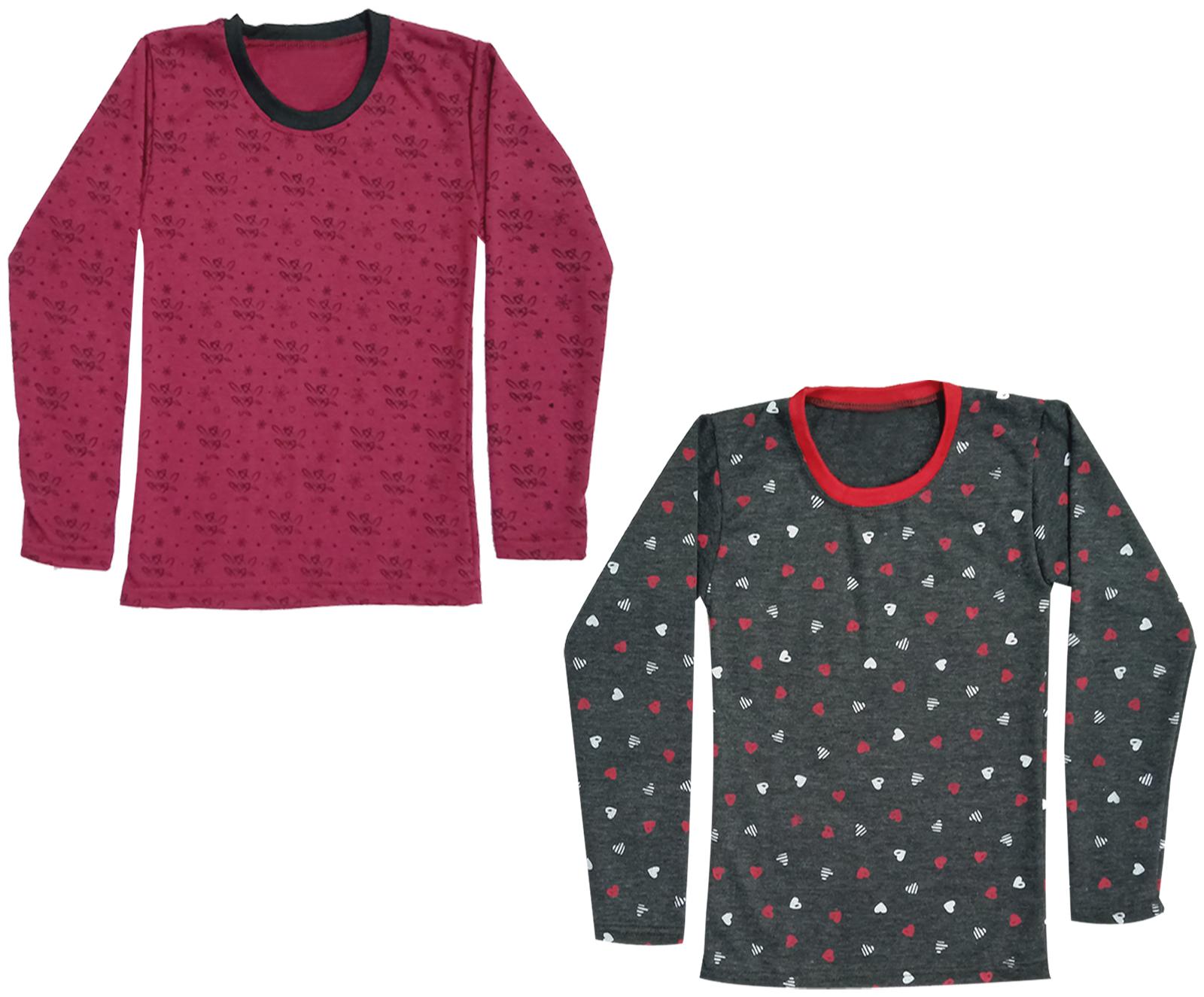 

Indiweaves Girl Wool Printed T shirt - Multi