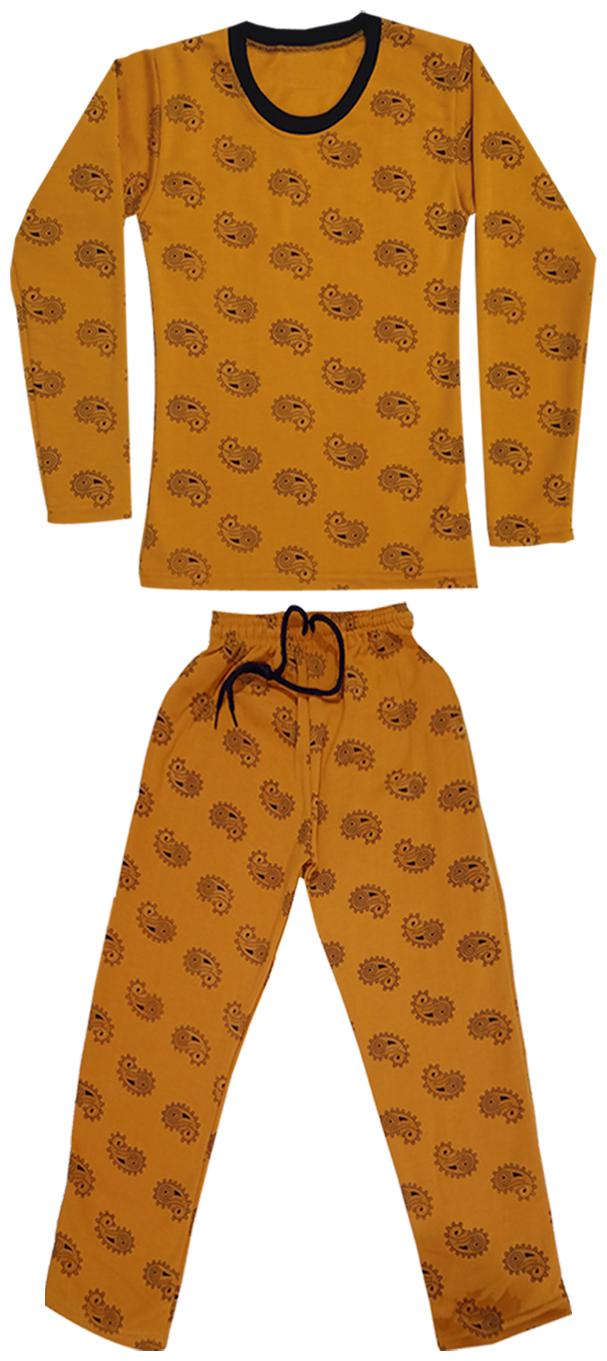 

Indiweaves Girl Wool Top Bottom Set - Orange