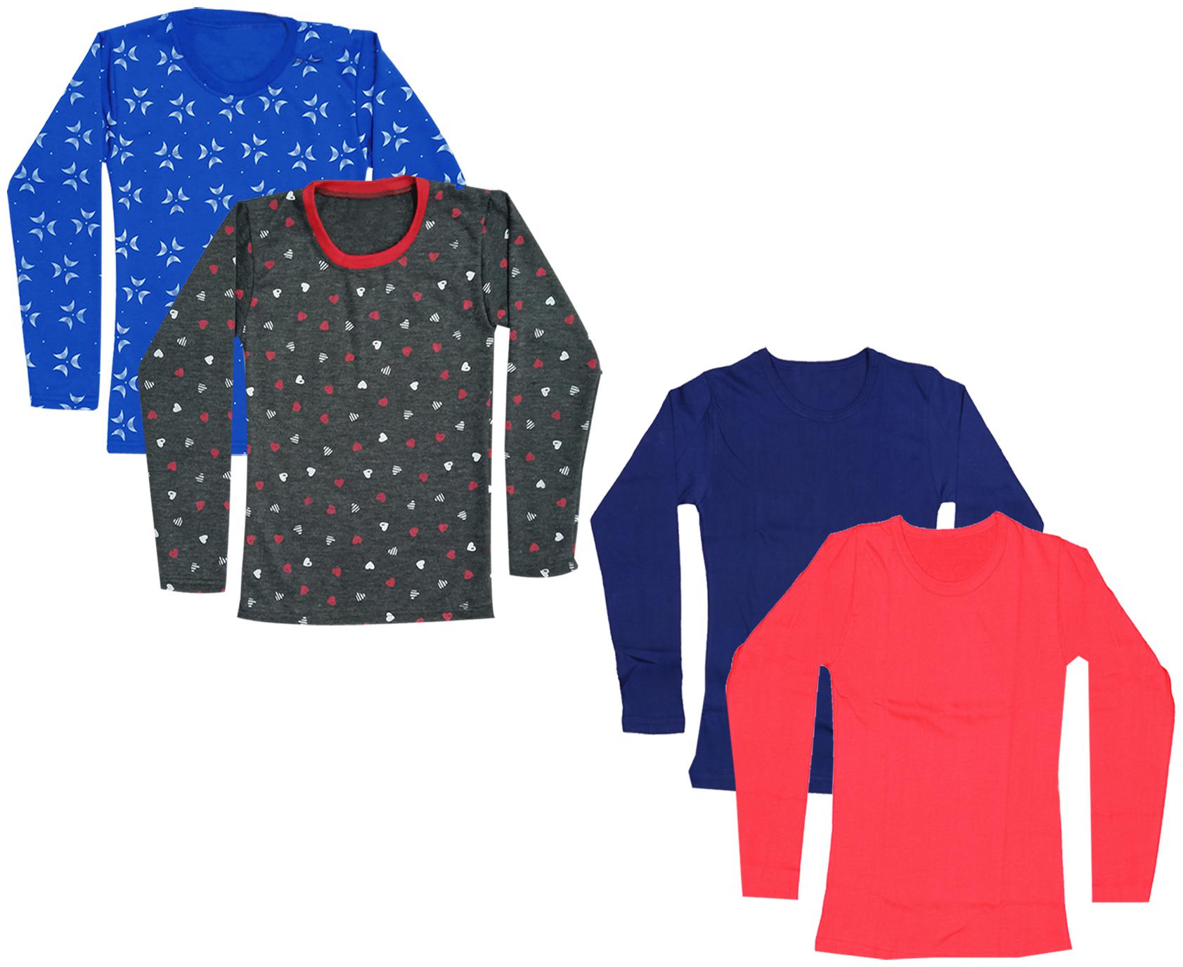 

Indiweaves Girl Cotton Printed T shirt - Multi