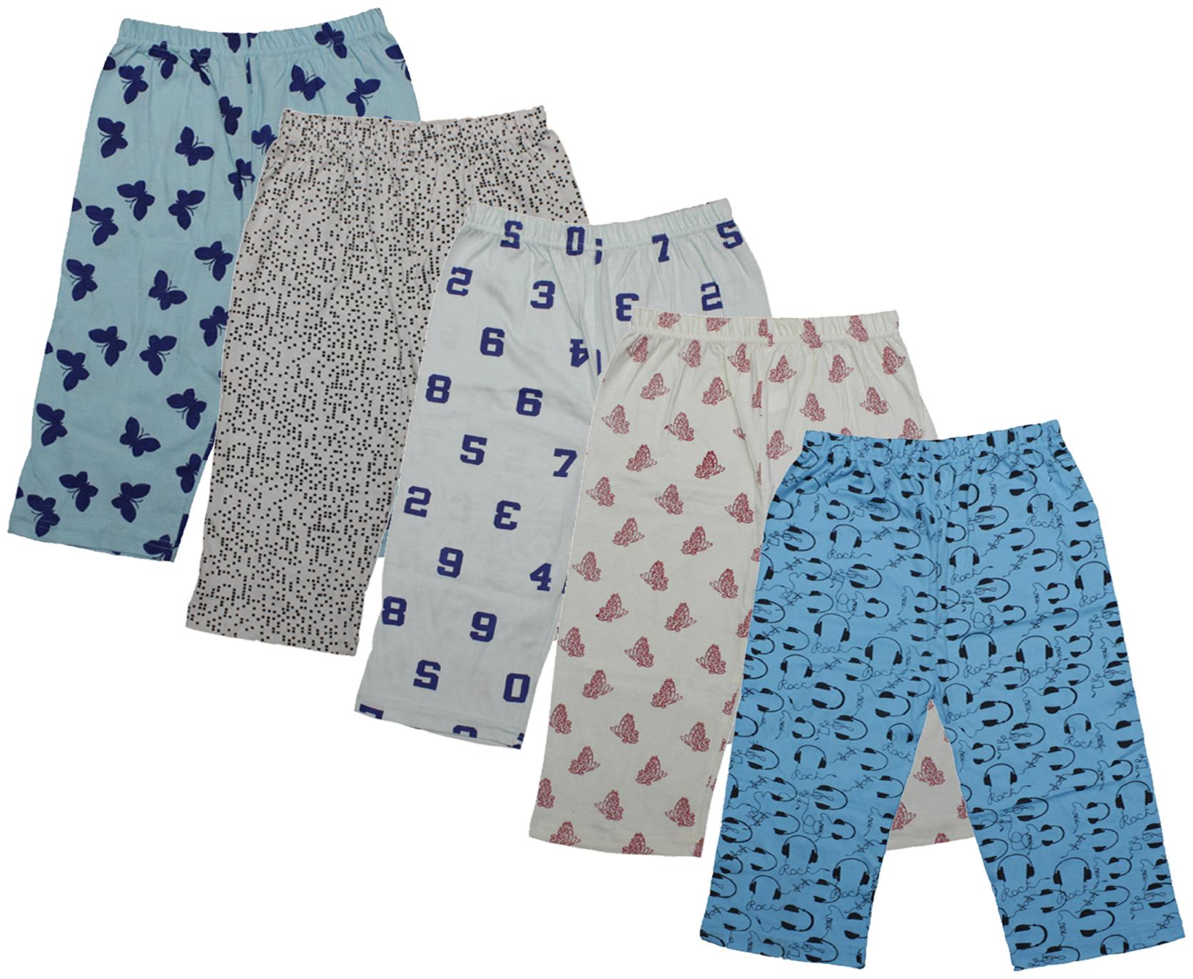 

Indiweaves Girl Cotton Printed Capri - Multi