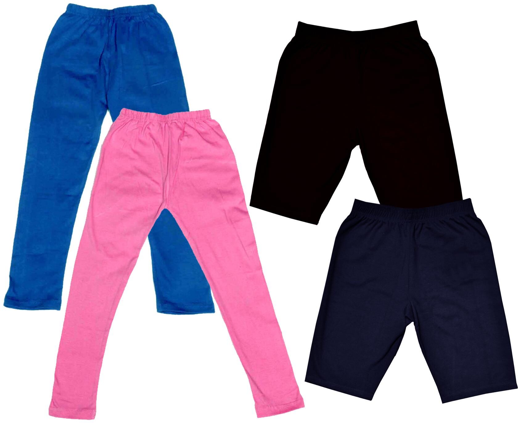 

Indiweaves Girl Cotton Solid Regular shorts - Multi