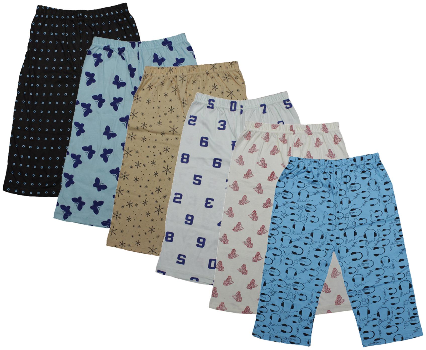 

Indiweaves Girl Cotton Printed Capri - Multi