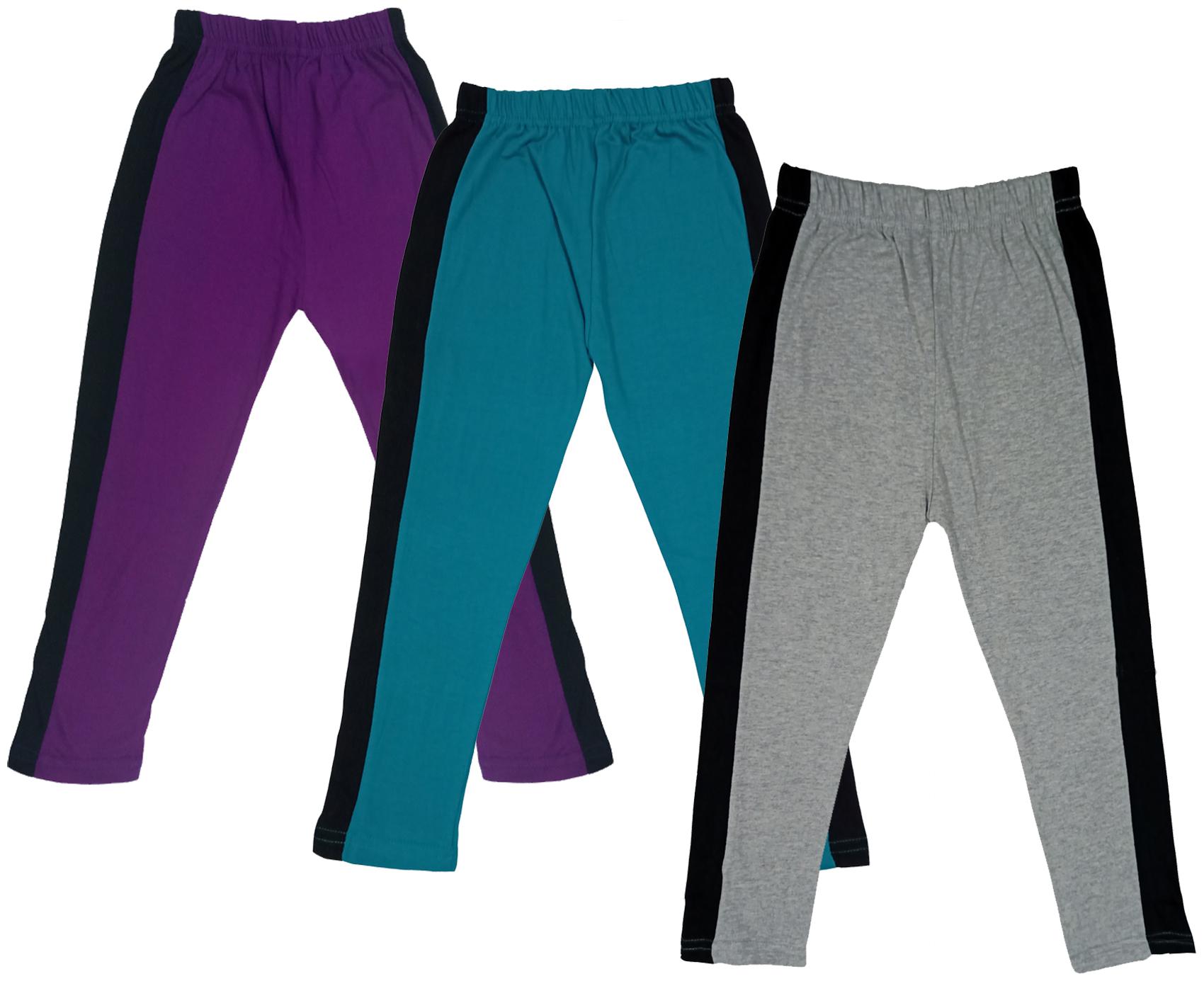 

Indiweaves Girl Cotton Solid Capri - Multi