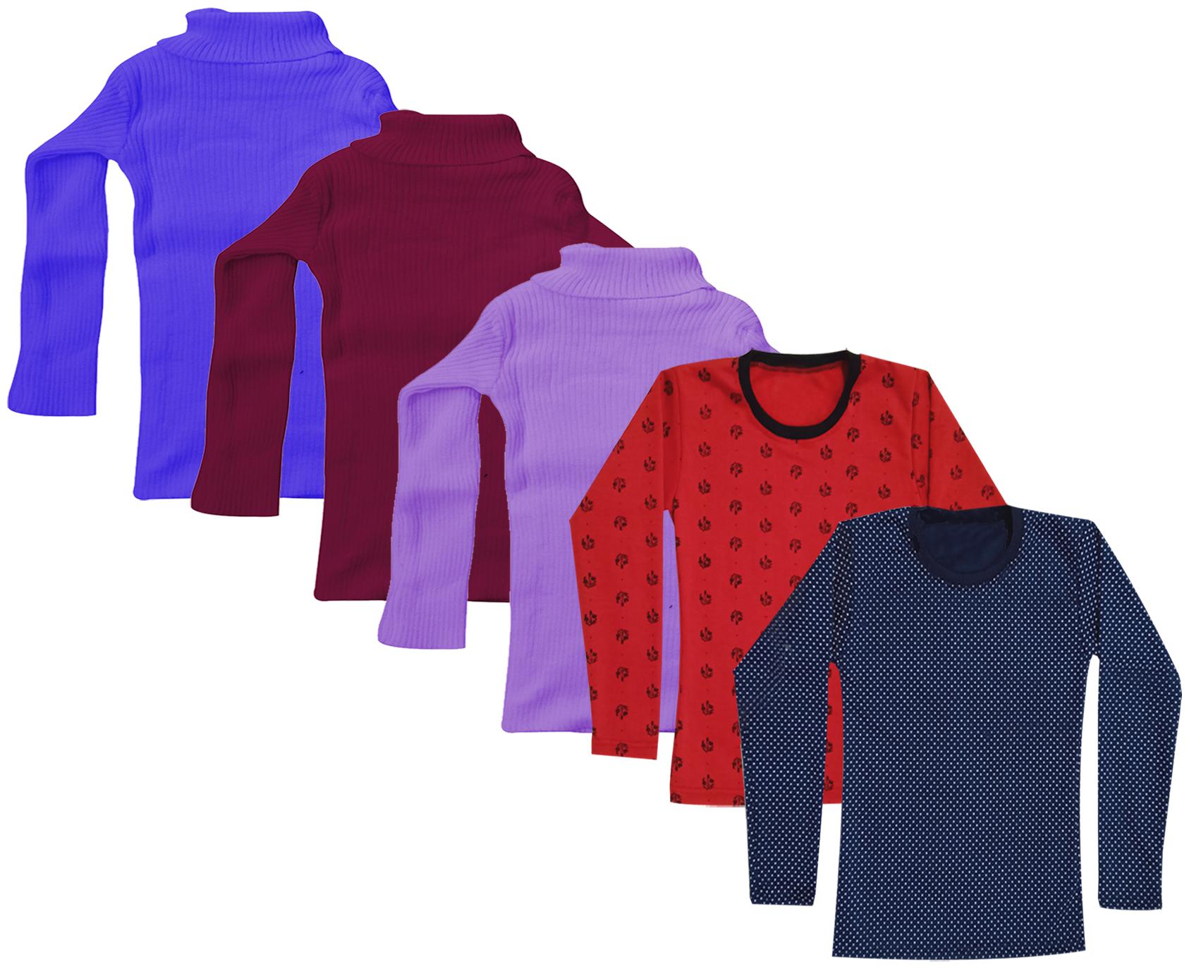 

Indiweaves Girl Wool Printed T shirt - Multi