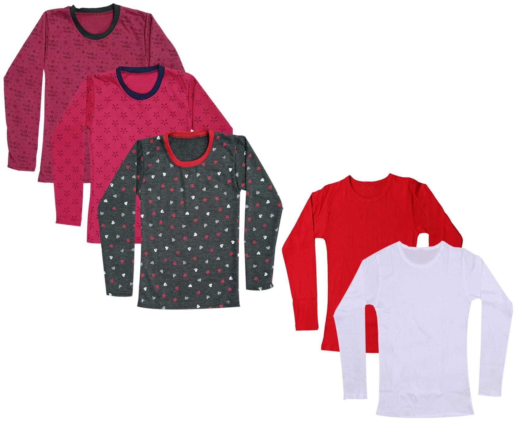 

Indiweaves Girl Cotton Printed T shirt - Multi