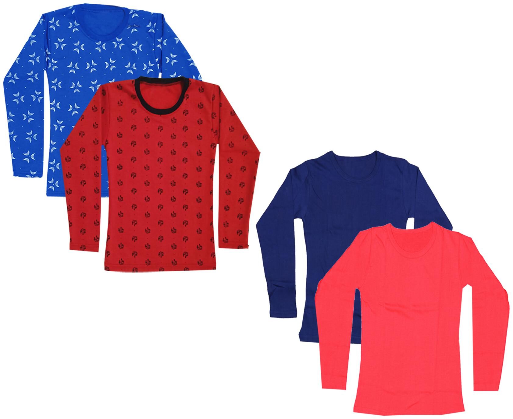 

Indiweaves Girl Cotton Printed T shirt - Multi