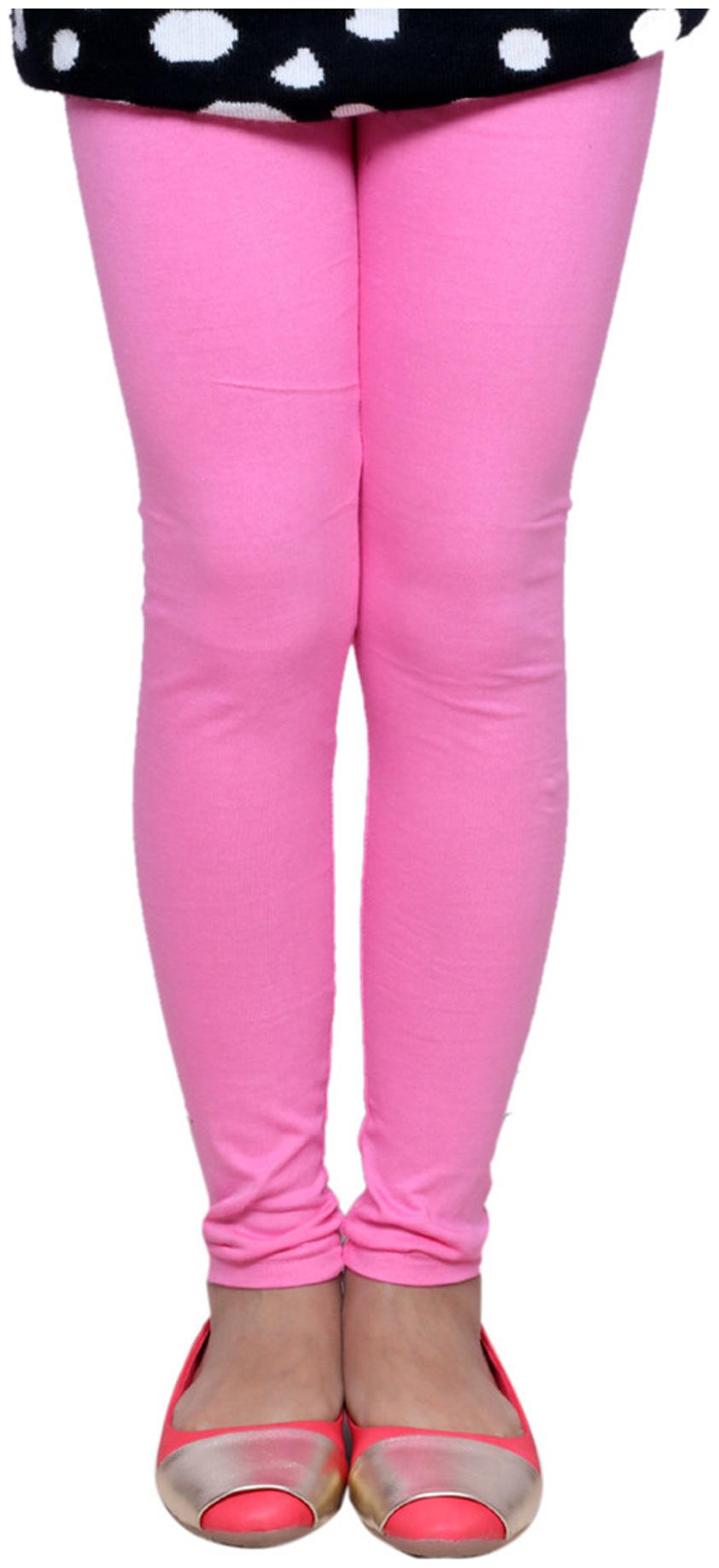 

Indiweaves Unisex Cotton Solid Leggings - Pink