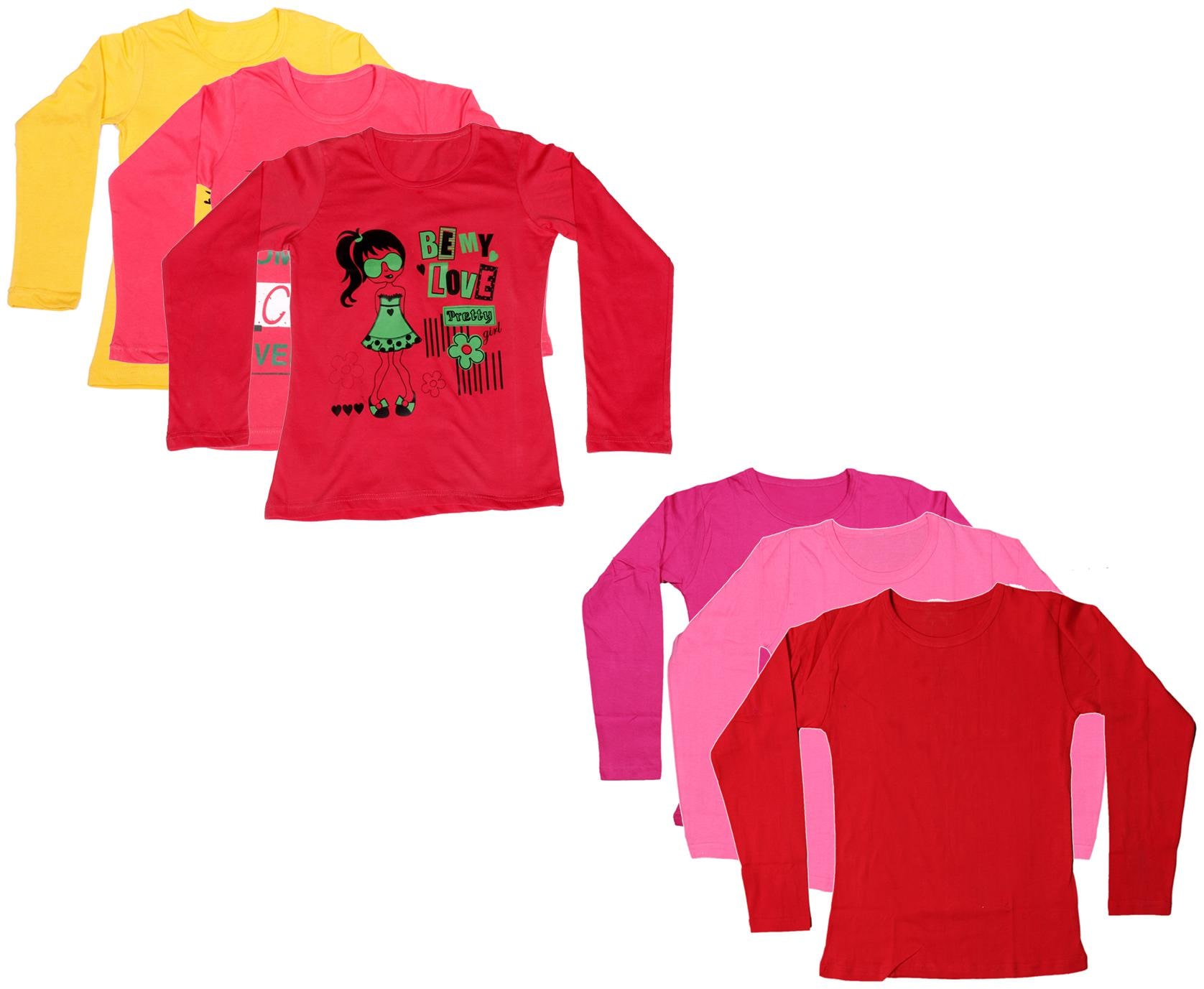 

Indiweaves Girl Cotton Printed T shirt - Multi