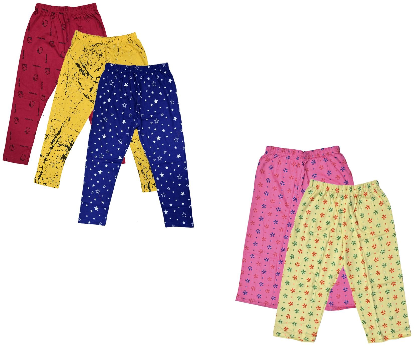 

Indiweaves Girl Cotton Printed Capri - Multi