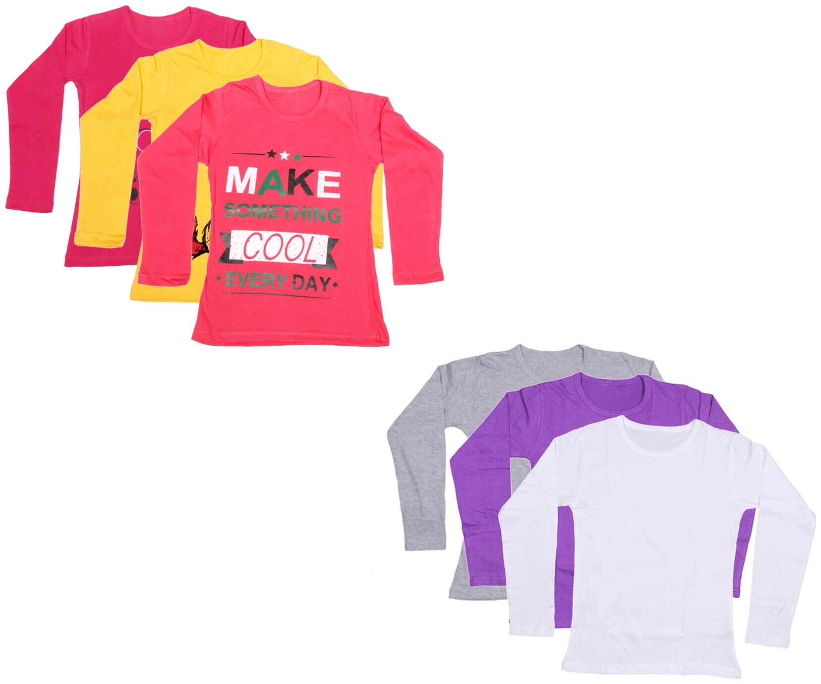 

Indiweaves Girl Cotton Printed T shirt - Multi