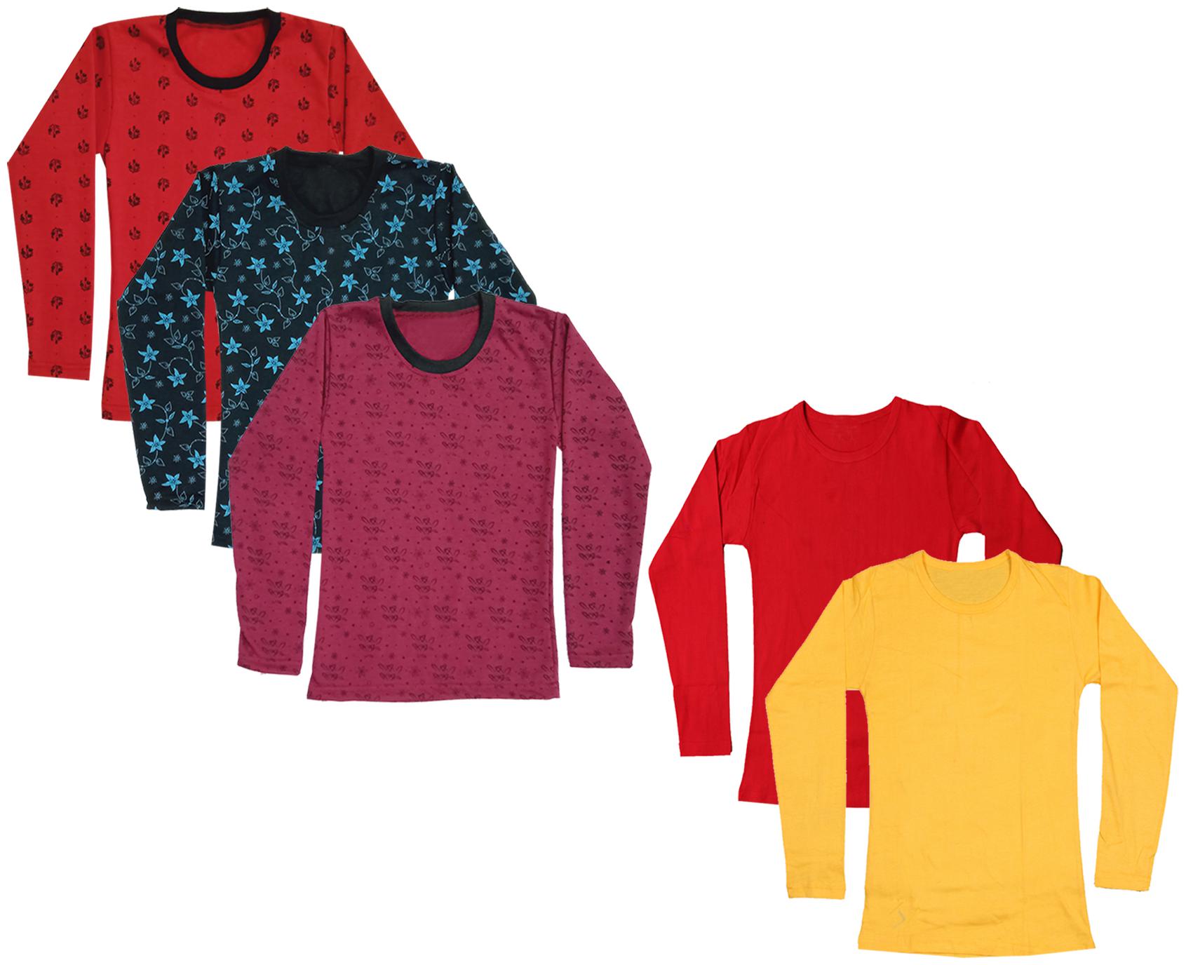 

Indiweaves Girl Cotton Printed T shirt - Multi