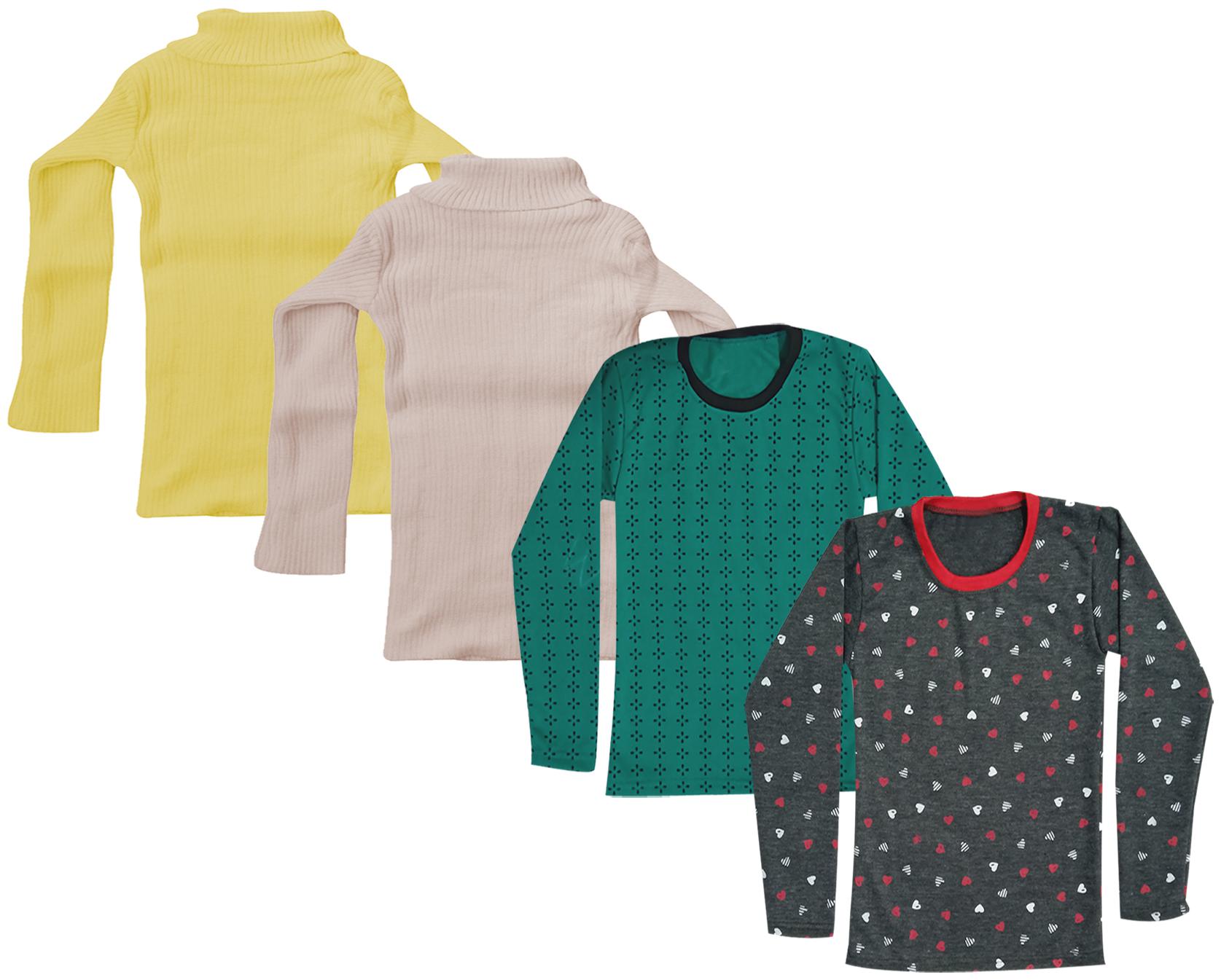 

Indiweaves Girl Wool Printed T shirt - Multi