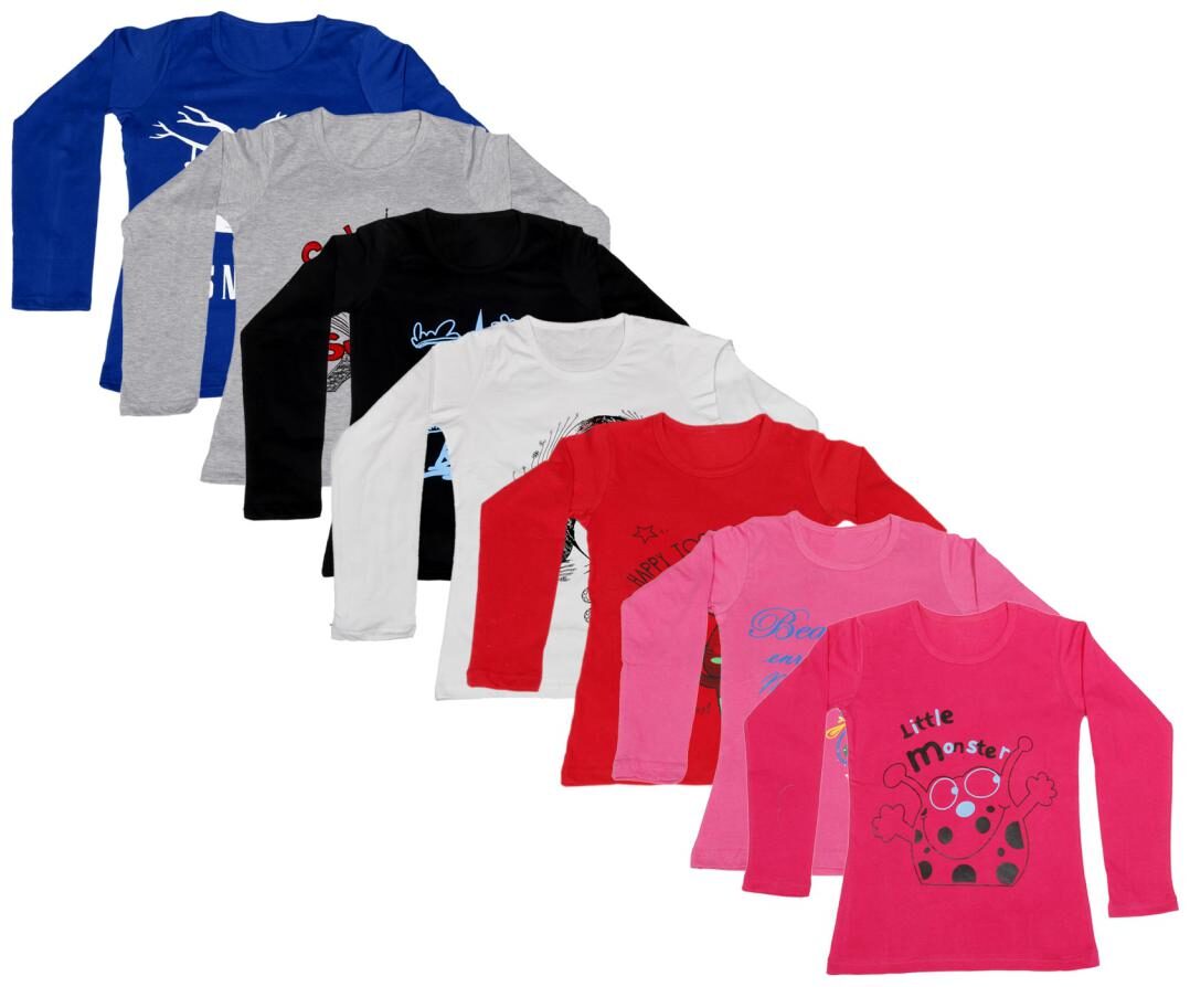 

Indiweaves Girl Cotton Printed T shirt - Multi