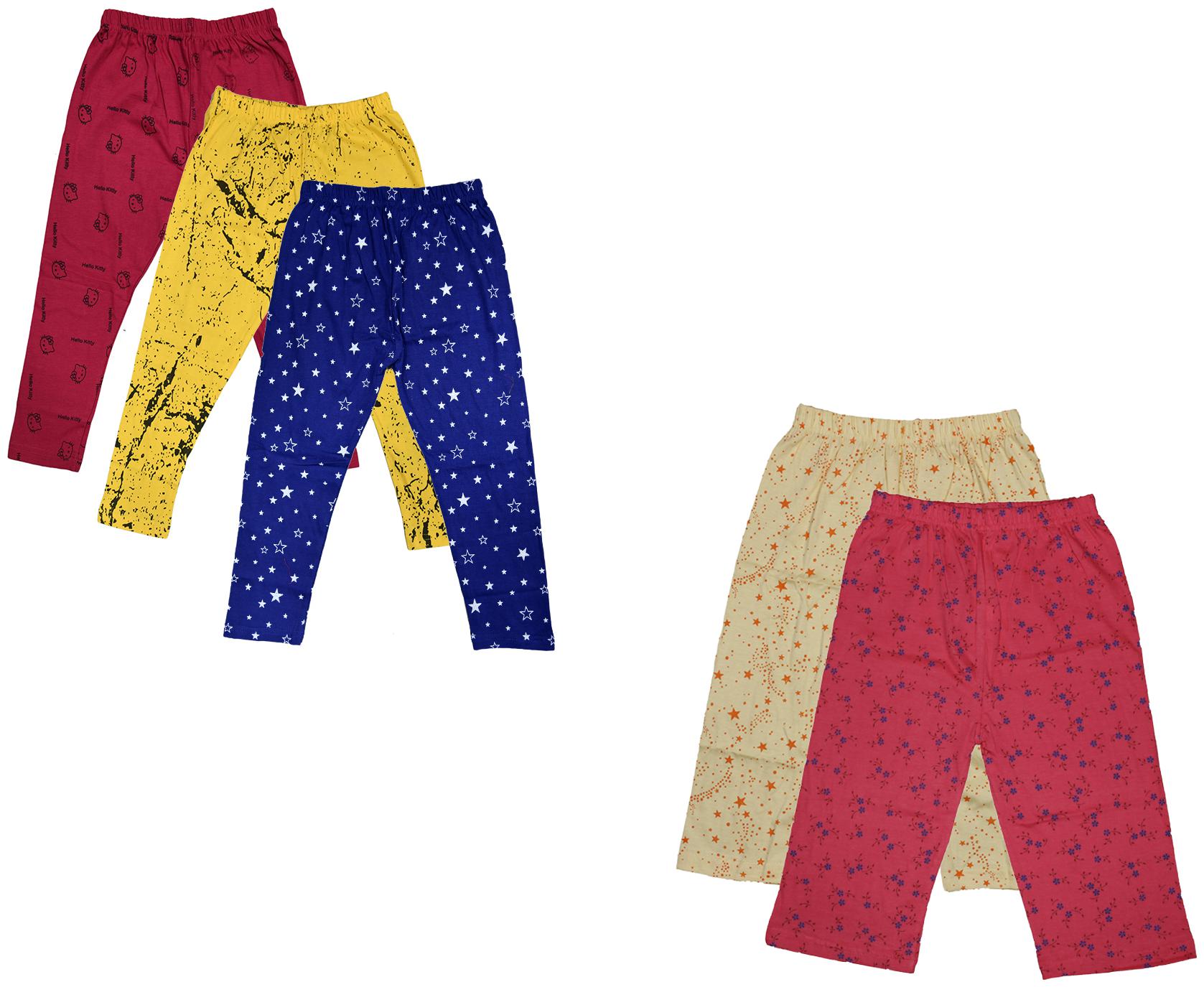 

Indiweaves Girl Cotton Printed Capri - Multi