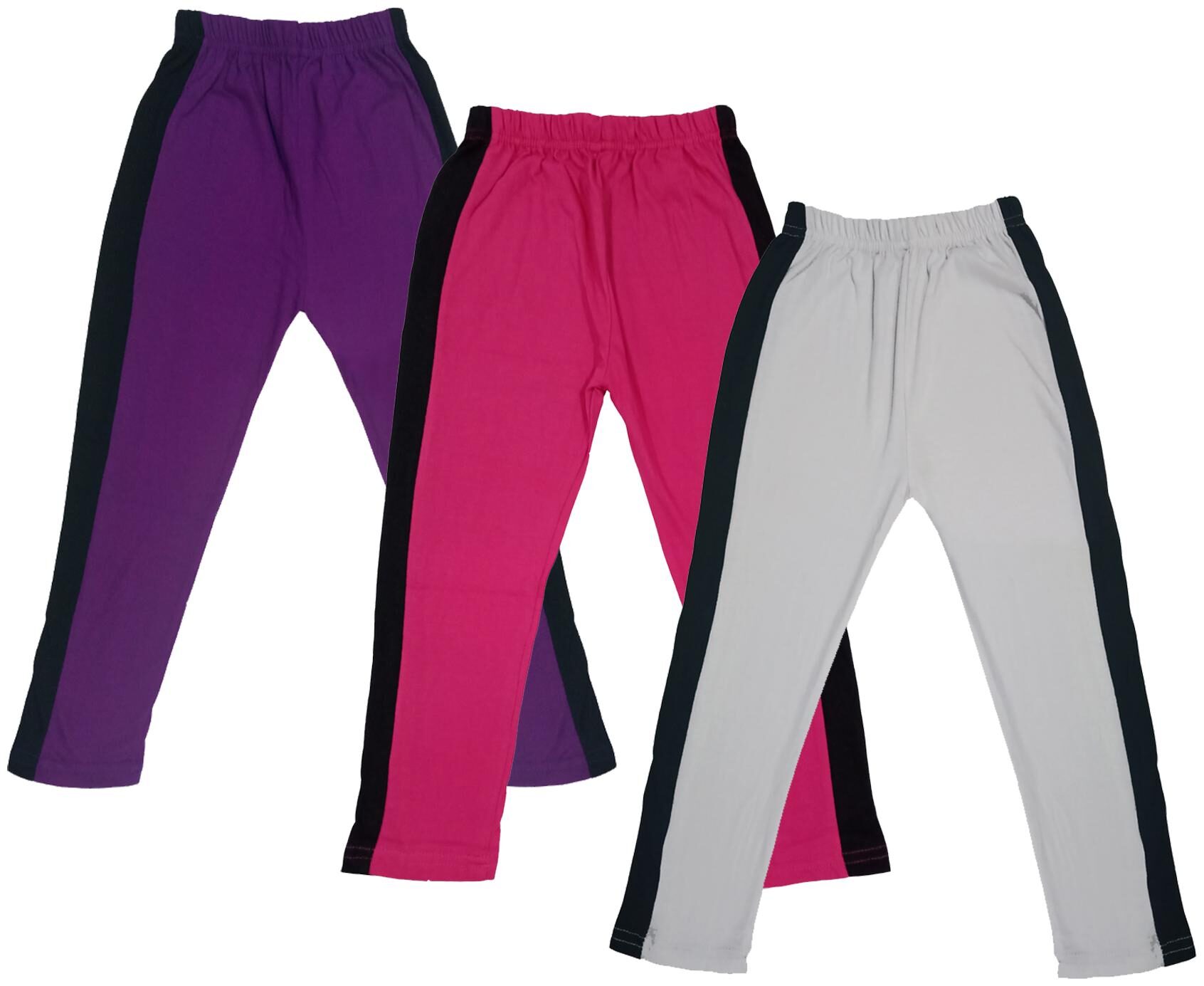 

Indiweaves Girl Cotton Solid Capri - Multi