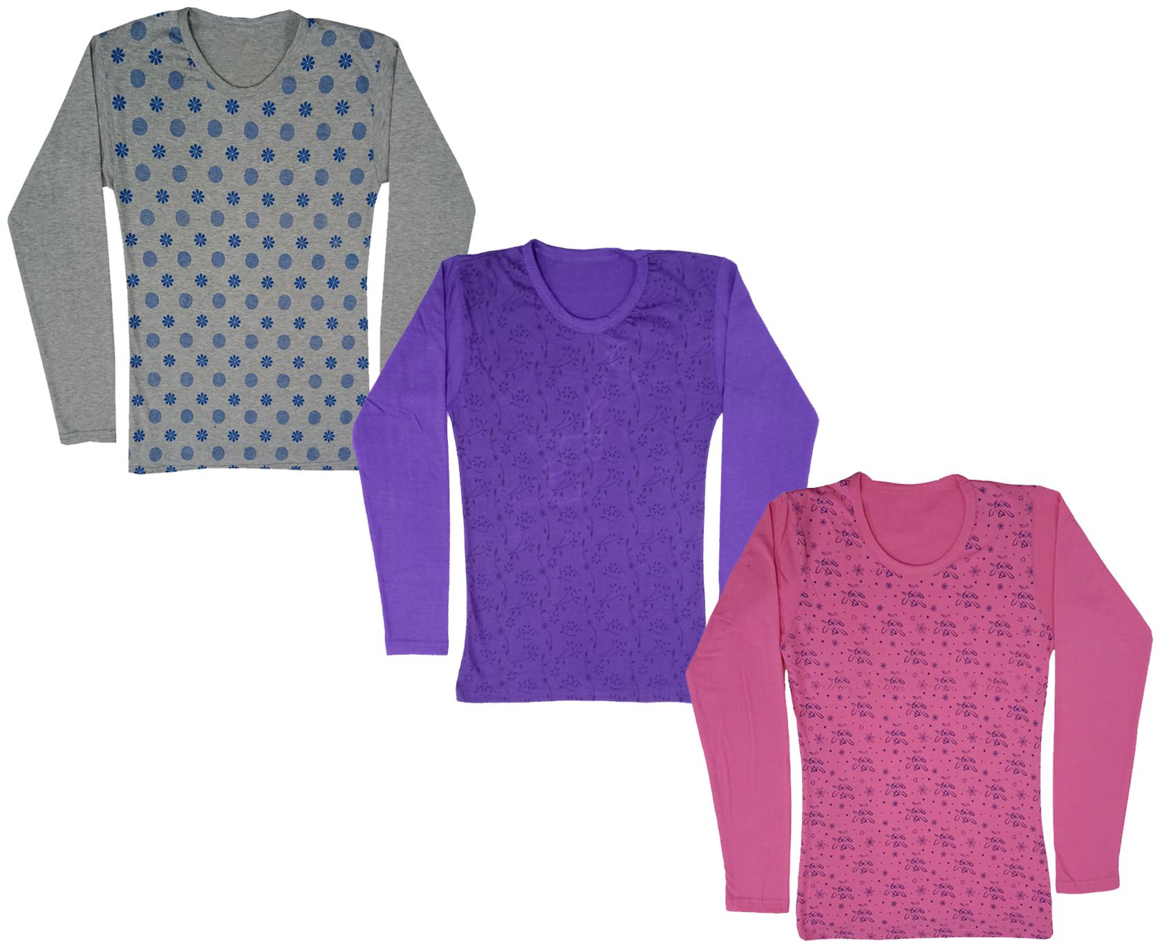 

Indiweaves Girl Cotton Printed T shirt - Multi
