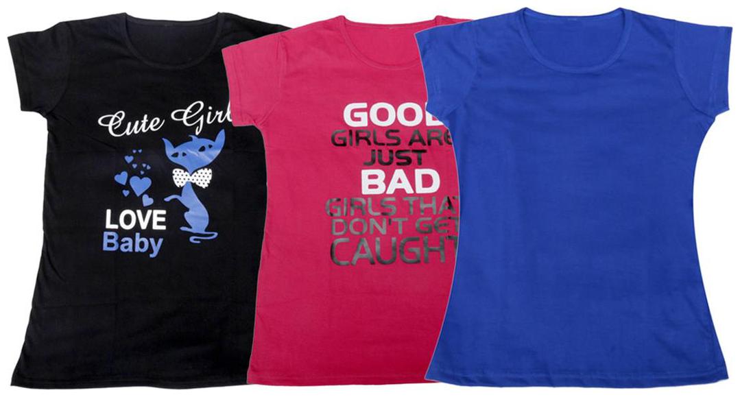 

Indiweaves Girl Cotton Solid T shirt - Blue