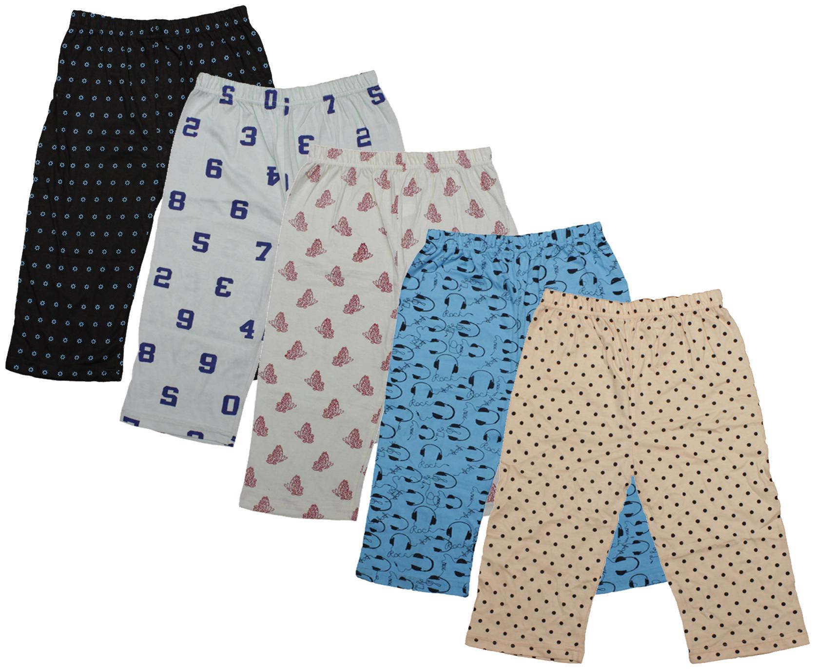 

Indiweaves Girl Cotton Printed Capri - Multi