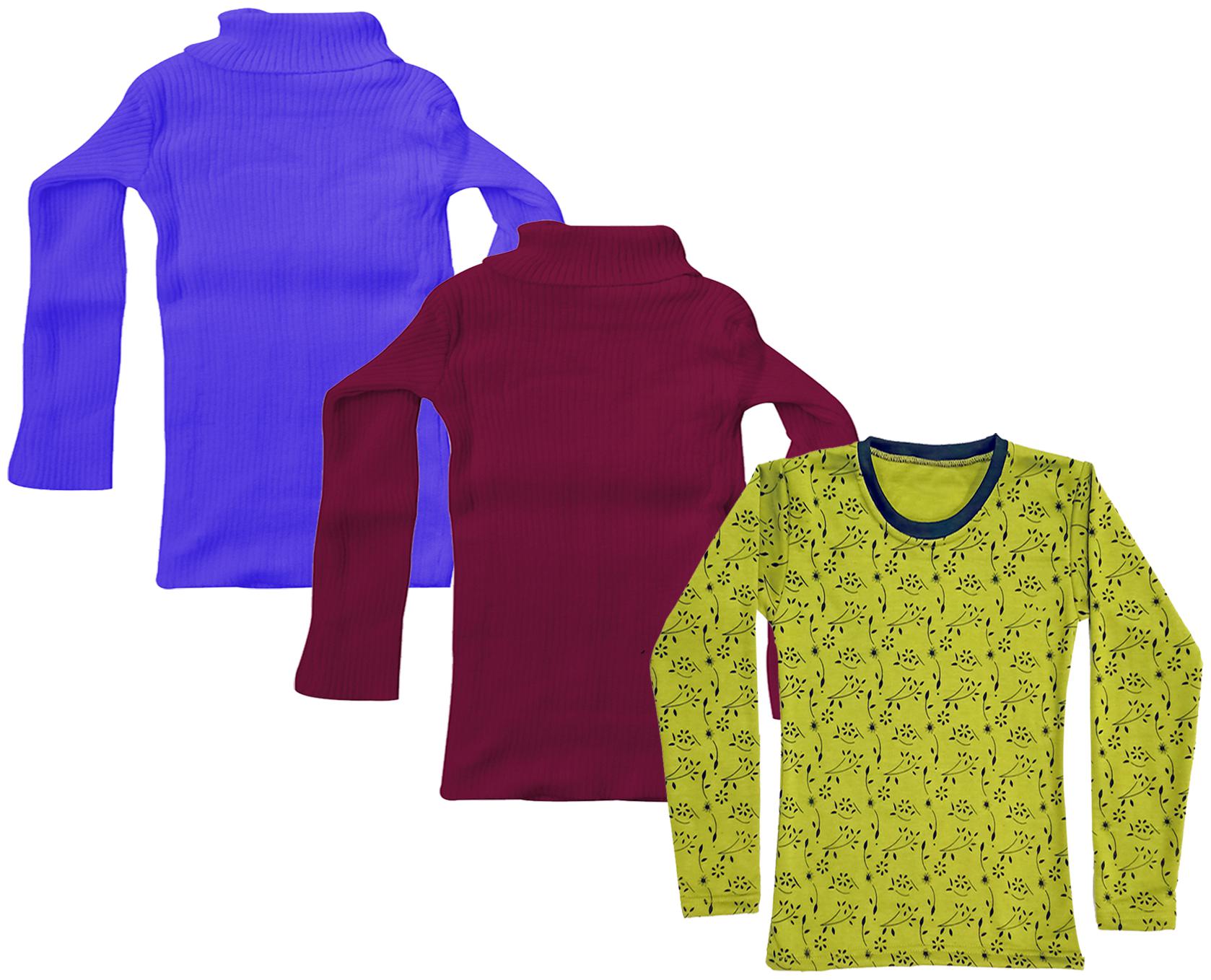 

Indiweaves Girl Wool Printed T shirt - Multi