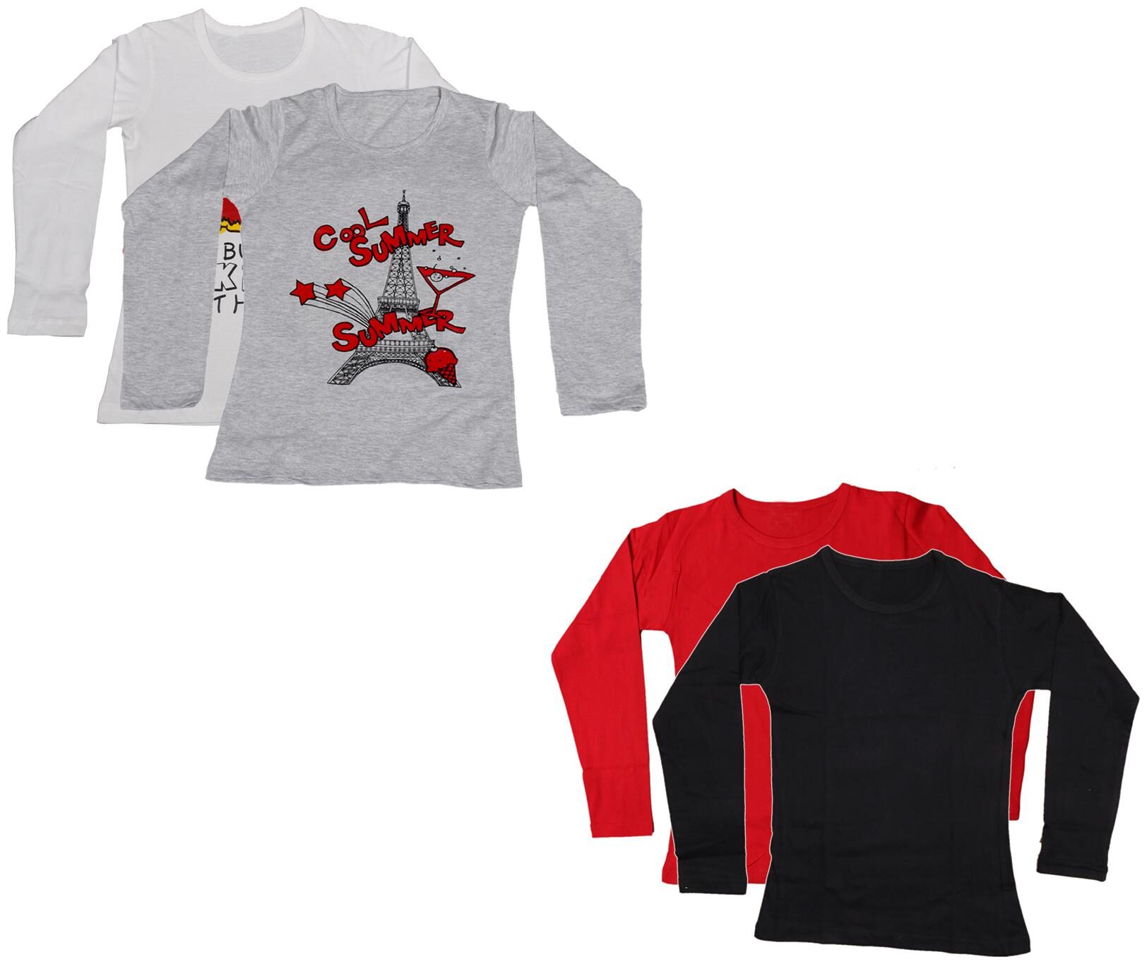 

Indiweaves Girl Cotton Printed T shirt - Multi