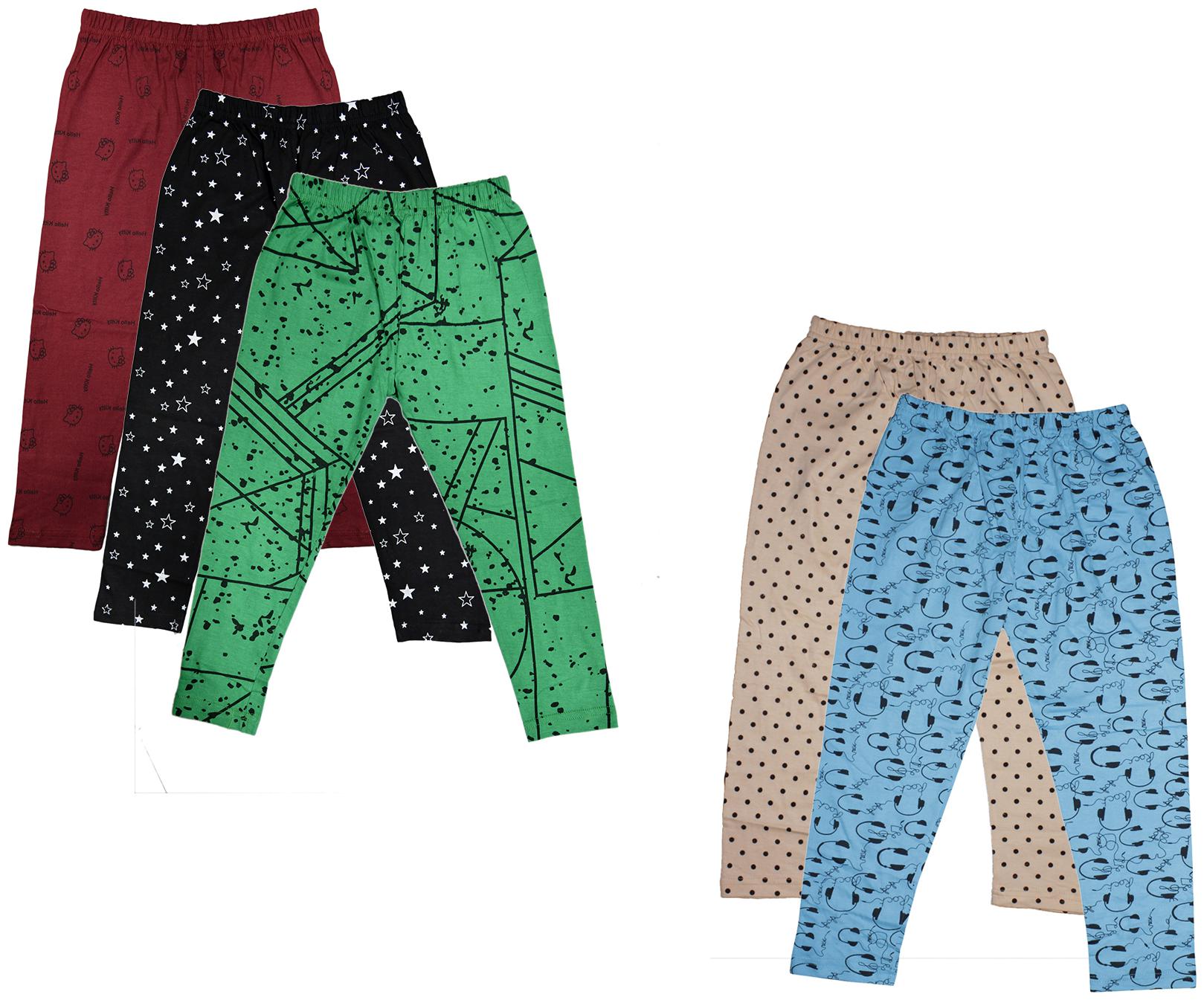 

Indiweaves Girl Cotton Printed Capri - Multi